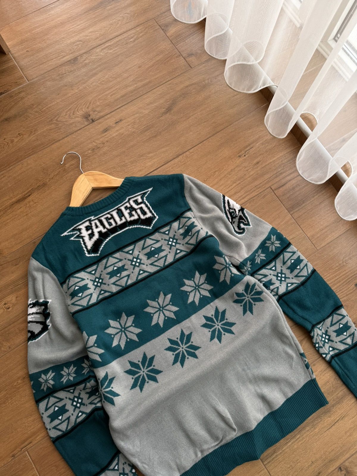 NFL × Starter NFL Team Philadelphia Eagles Christmas Sweater Size S / US 4 / IT 40 - 9 Thumbnail