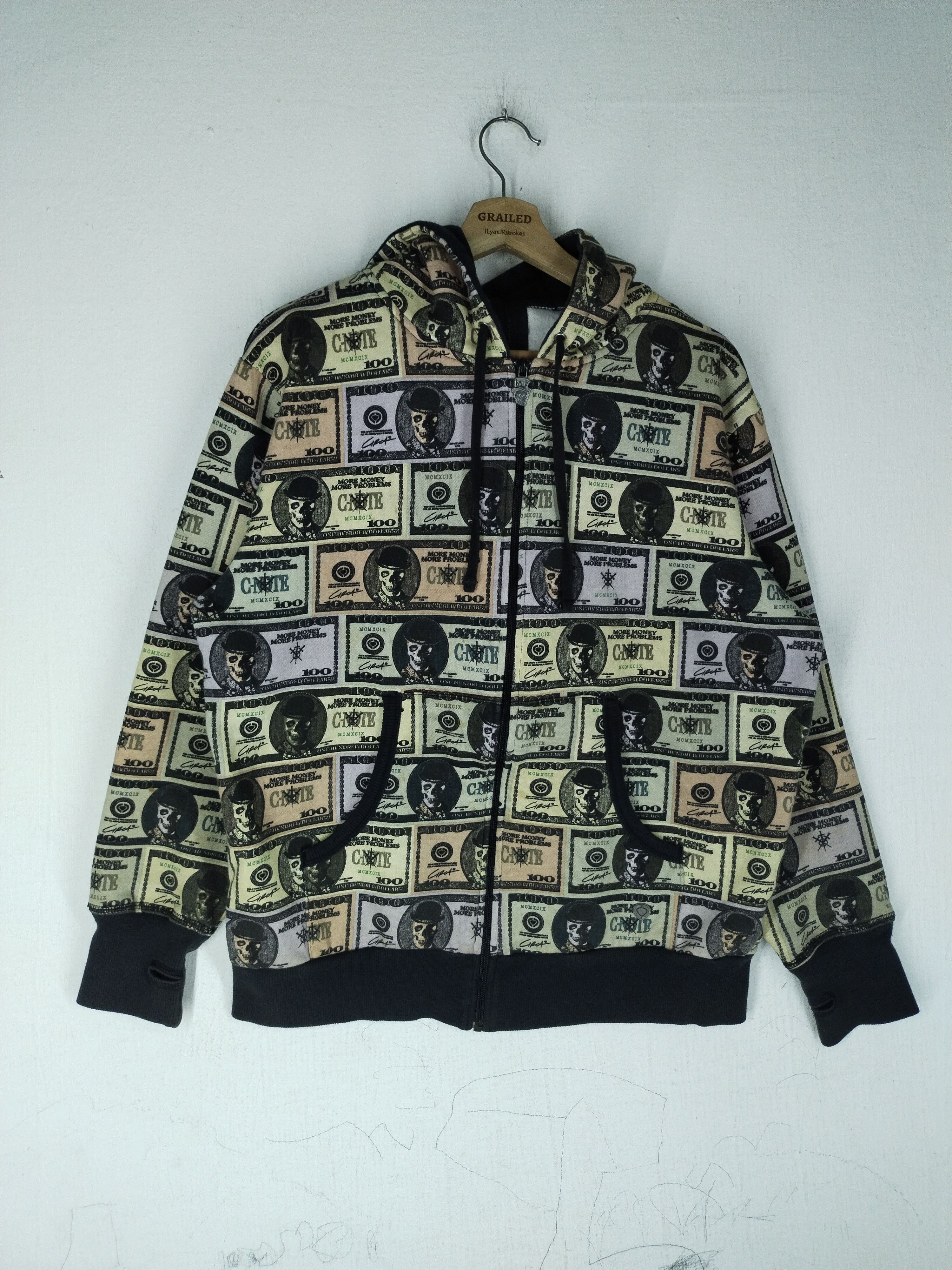 C1RCA Vintage Circa C-Note Skulls Overprint Punks LBG Hoodie Size US M / EU 48-50 / 2 - 12 Thumbnail