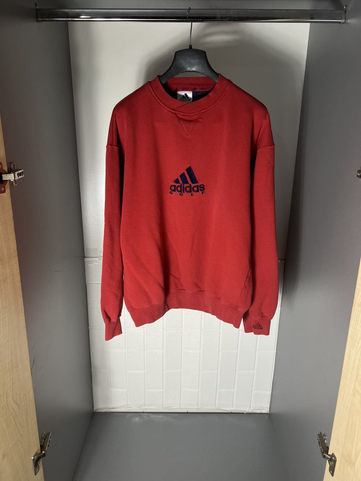 Adidas × Vintage VERY RARE ADIDAS EQUIPMENT GOLF BIG LOGO SWEATSHIRT RETRO Size US M / EU 48-50 / 2 - 1 Thumbnail