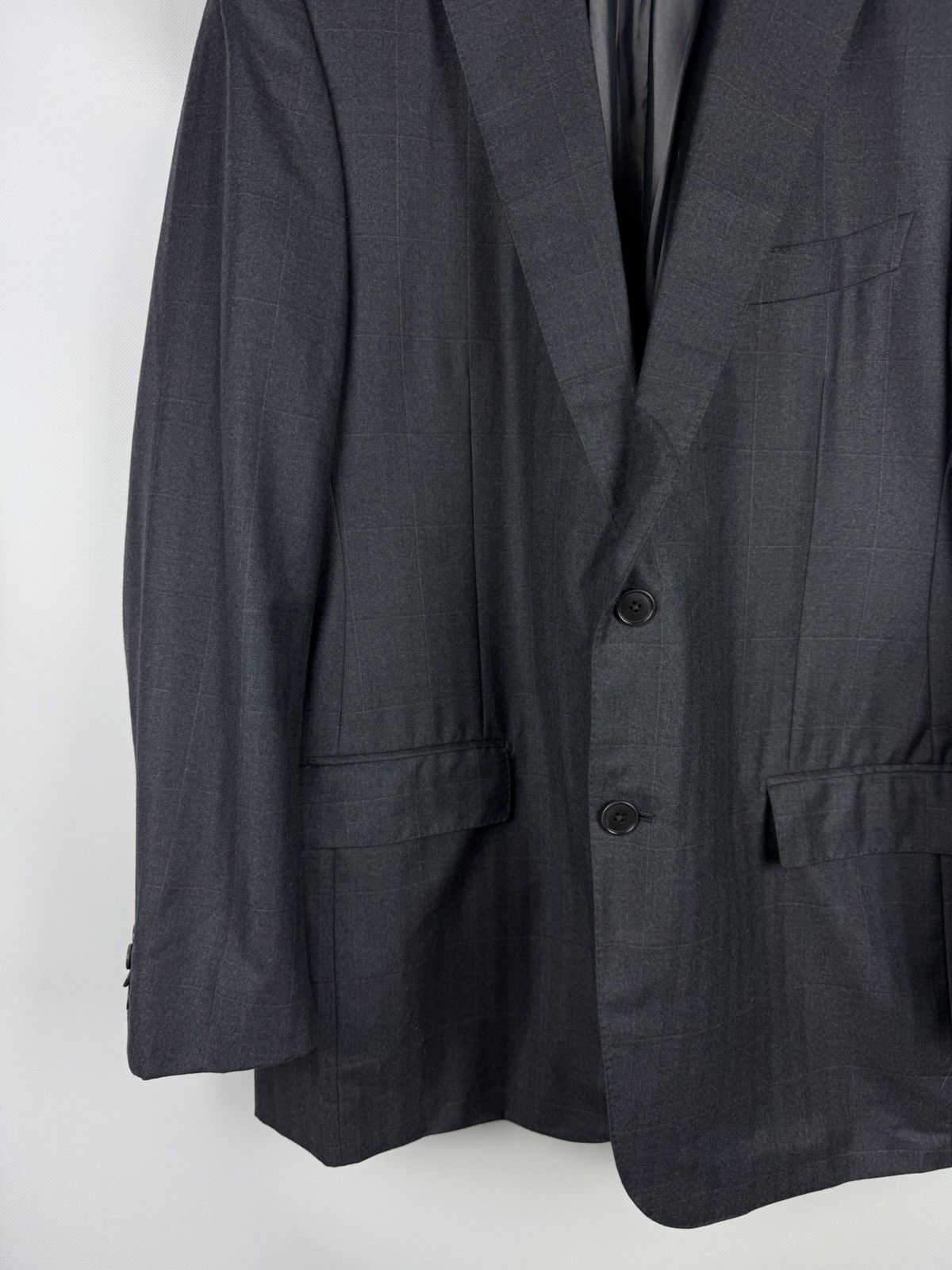 Ermenegildo Zegna Ermenegildo Zegna Mila Checked Wool Blazer Jacket Sportcoat Size 46R - 7 Thumbnail