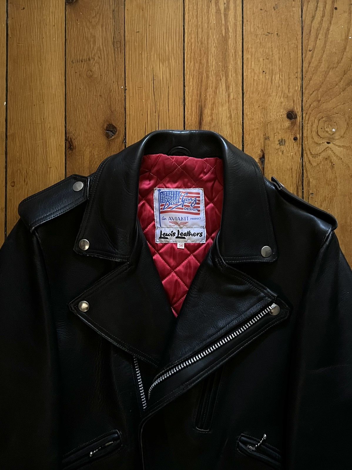 Lewis Leathers Very rare Lewis Leathers Bud Ganz Whirlwind Leather Jacket Size US S / EU 44-46 / 1 - 2 Thumbnail