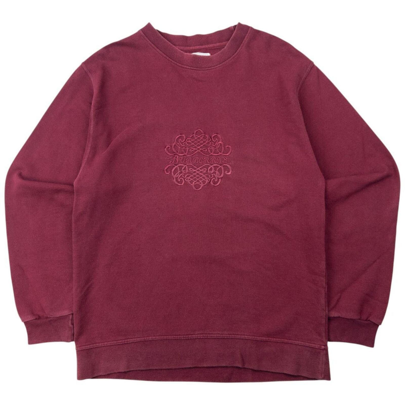 Burberry Vintage 90s Burberry Embroidered Sweatshirt Size S Size US S / EU 44-46 / 1 - 1 Thumbnail