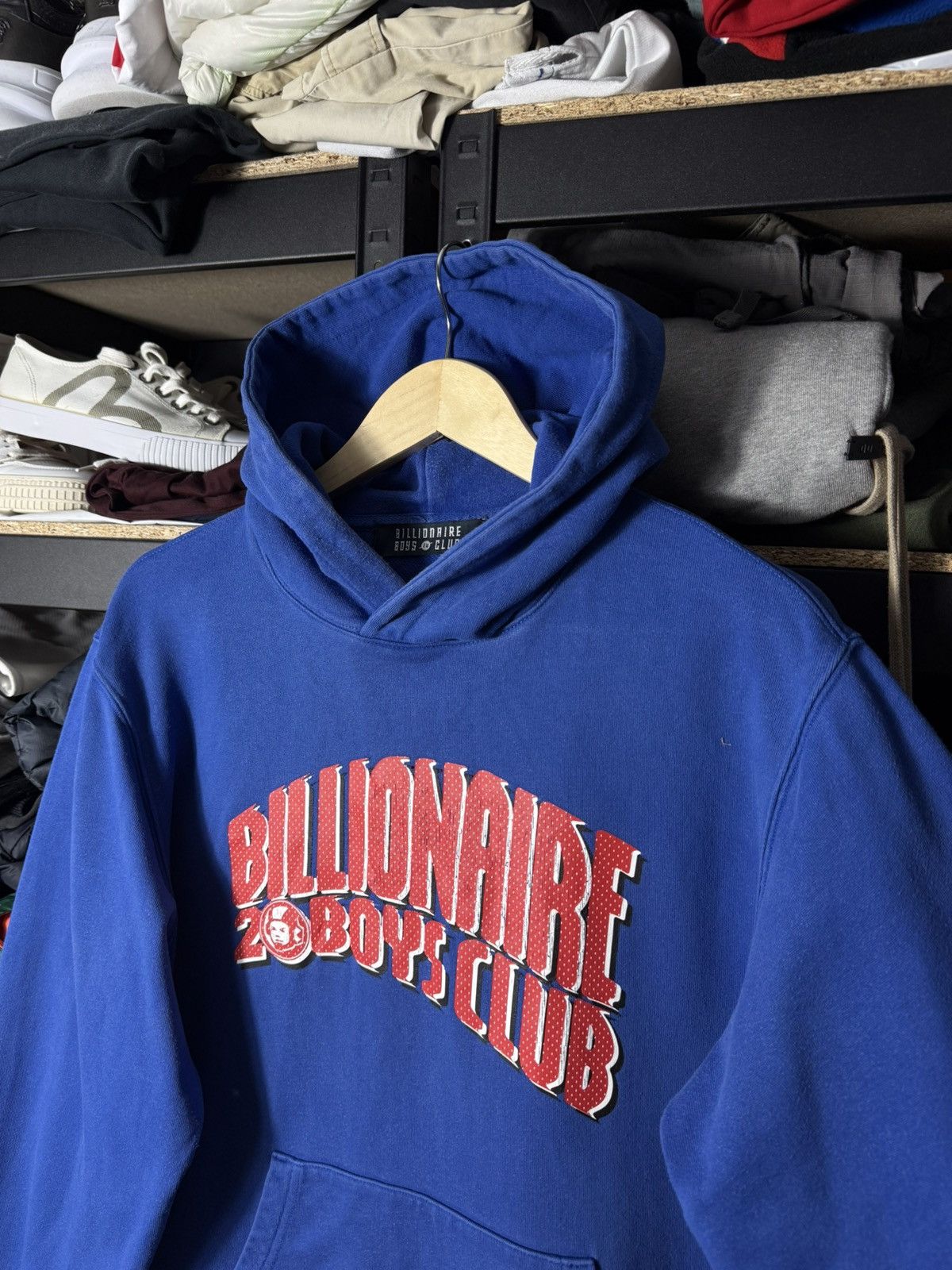 Billionaire Boys Club Billionaire Boys Club BBC Hoodie M Blue Graphic Pullover Size US M / EU 48-50 / 2 - 4 Thumbnail