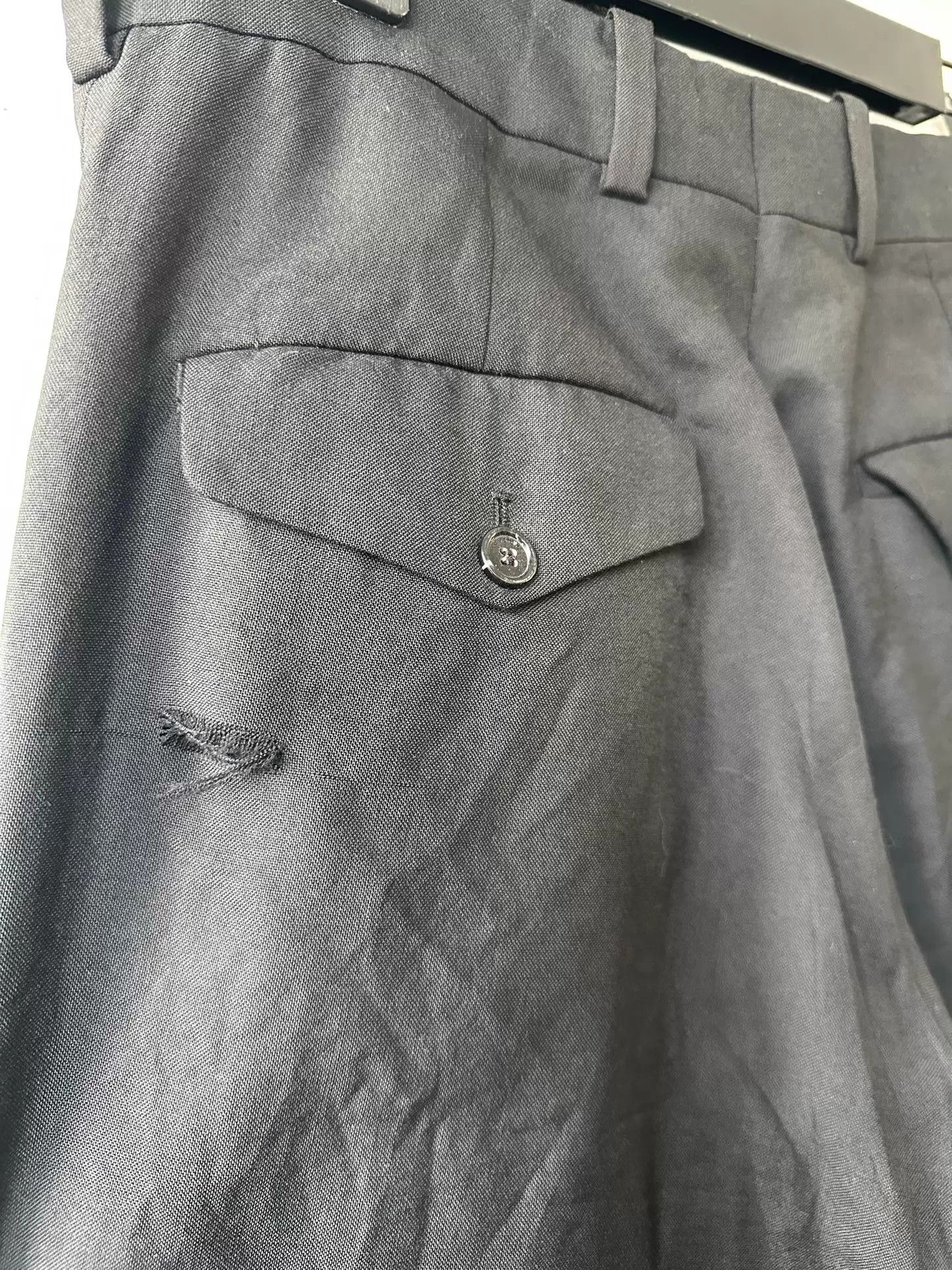 Raf Simons Raf Simons 2022SS Wide-Leg Trousers 48 (Back/Cuff) Size US 32 / EU 48 - 5 Thumbnail