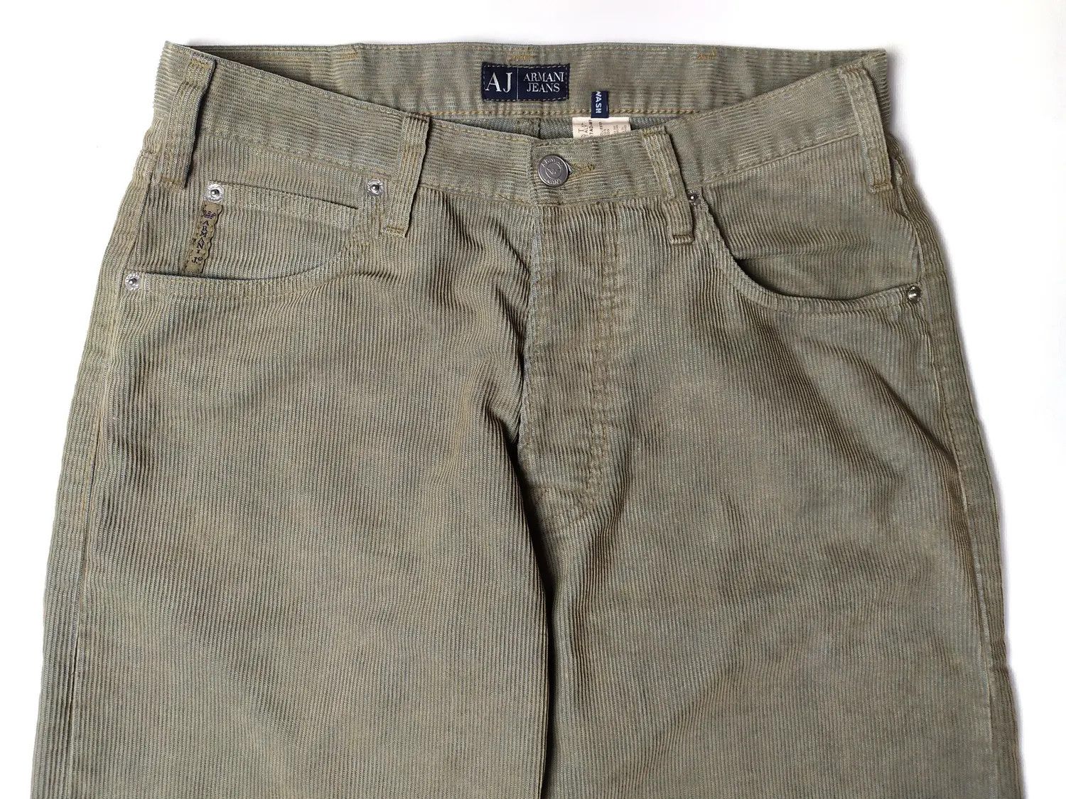 Armani Armani Jeans Corduroy Italy Vintage Trousers Pants Size US 30 / EU 46 - 6 Thumbnail