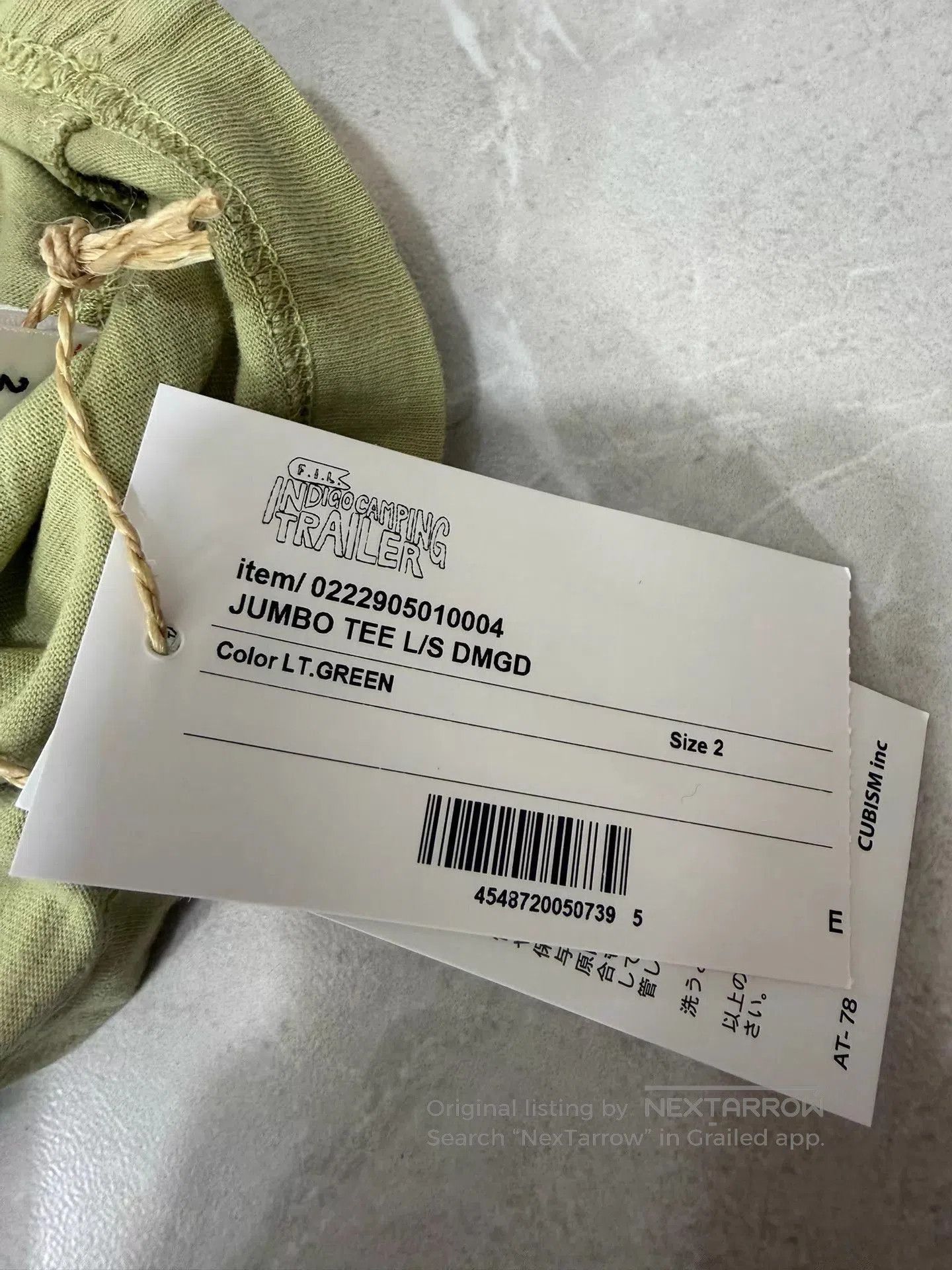 Visvim Green Long Sleeve Pocket Shirt - Size M. Size US M / EU 48-50 / 2 - 3 Thumbnail