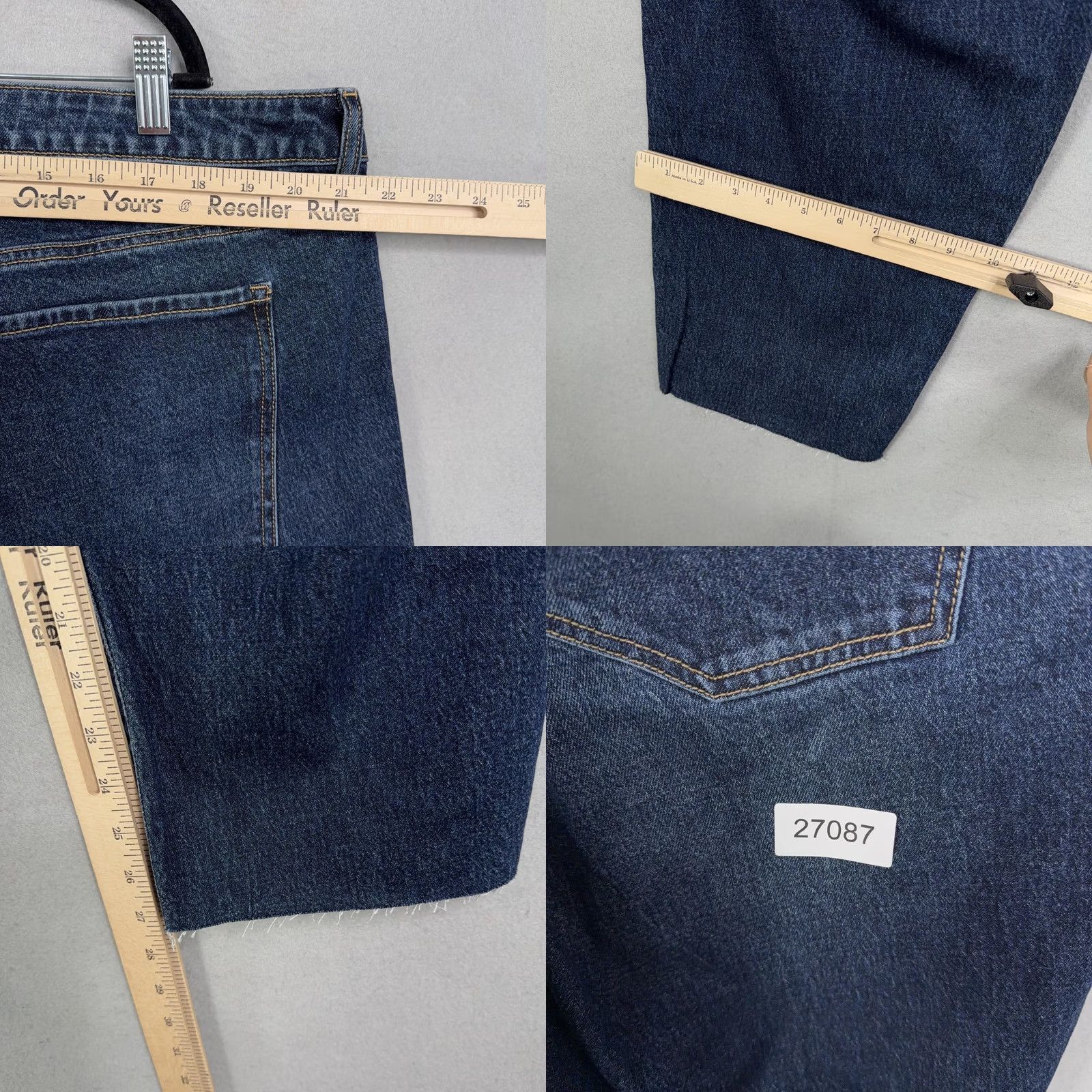 Old Navy Old Navy Womens Plus Size 22 OG Straight Jeans High Rise Crop Stretch Denim NWT Size 40" / US 18 - 8 Thumbnail