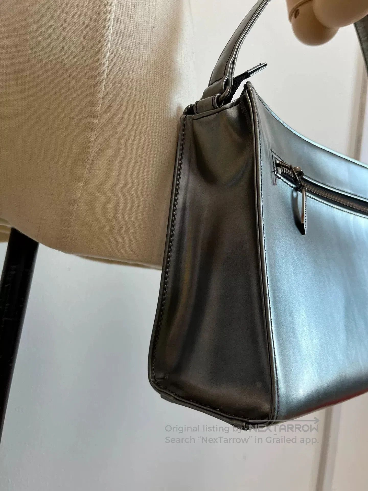 Jean Paul Gaultier Jean Paul Gaultier Silver Handbag. Size ONE SIZE - 6 Thumbnail