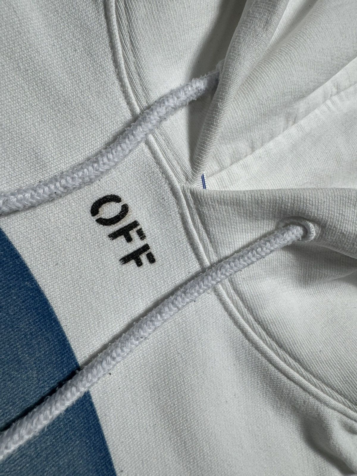 Off-White Off-White Mona Lisa Luxury Big Logo Hoodie White Size XS Size US XS / EU 42 / 0 - 6 Thumbnail