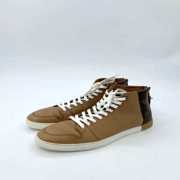 Louis Vuitton Louis Vuitton Brown Monogram High-Top Sneakers -2508 Size US 8.5 / EU 41-42 - 1 Thumbnail