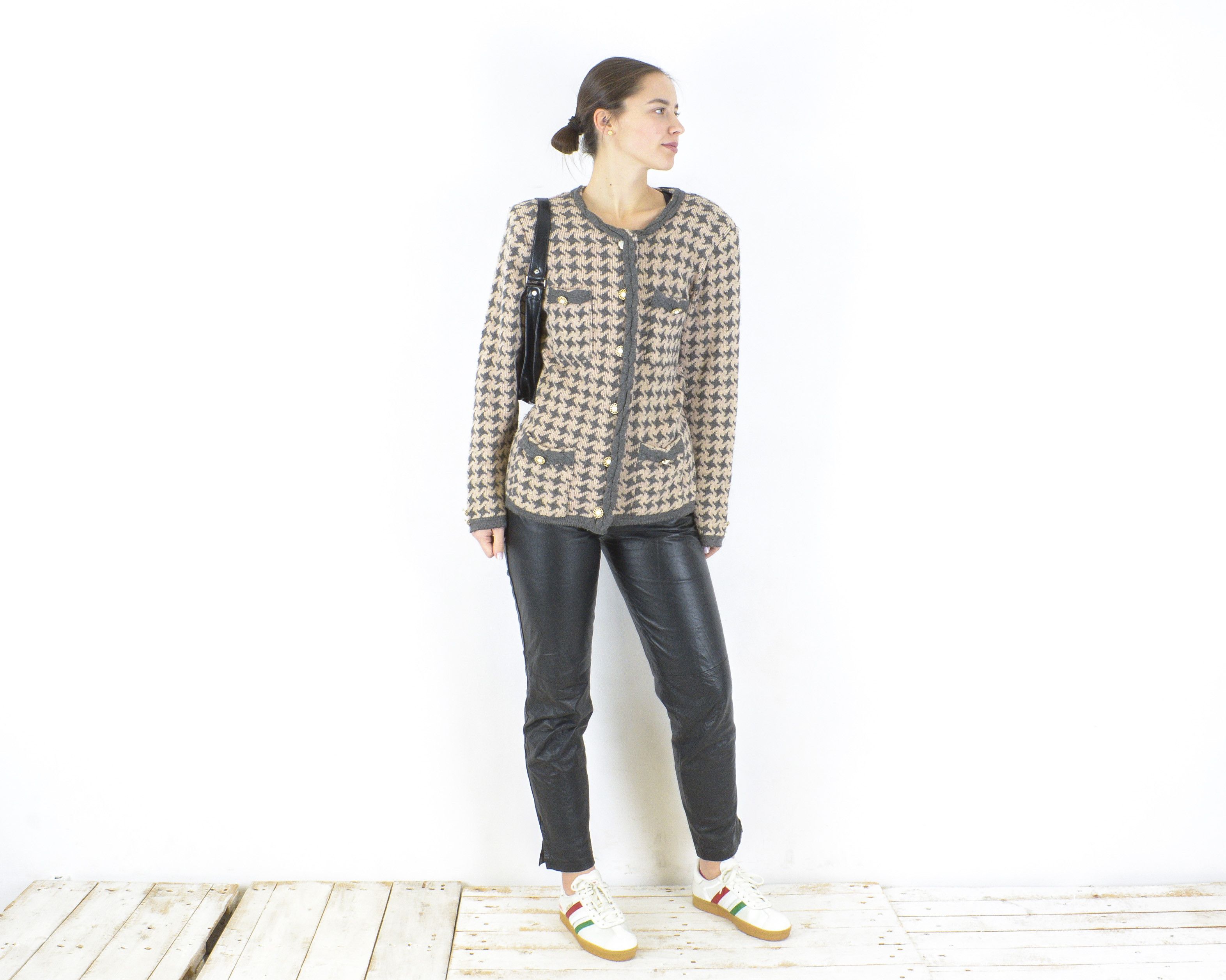 Prince × Vintage Hope And Glory Princess L Wool Cardigan Sweater Jacket Knit Size L / US 10 / IT 46 - 3 Thumbnail