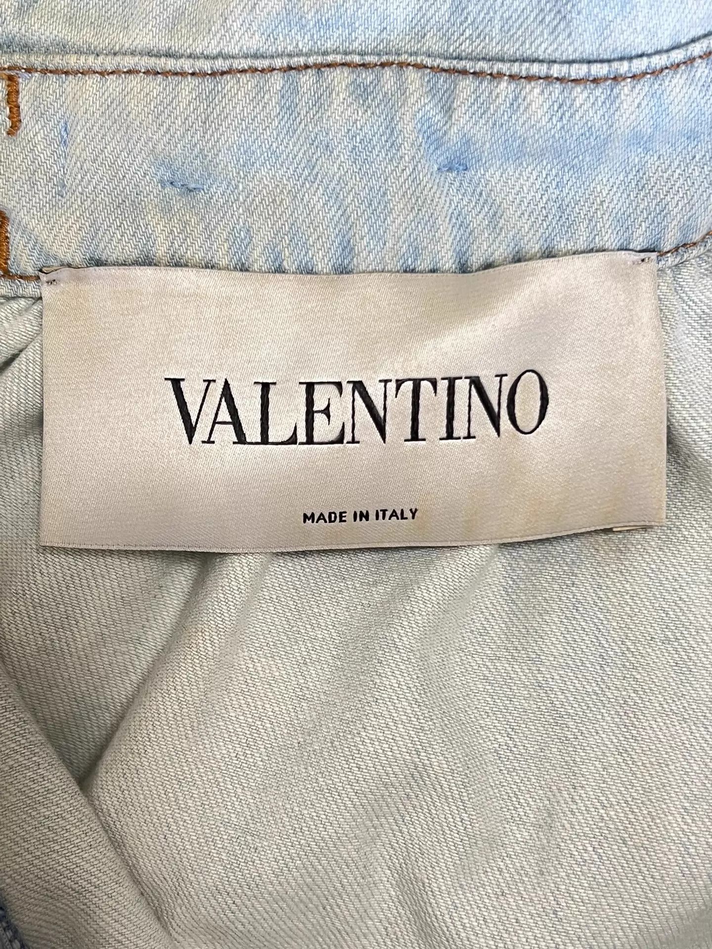 Valentino Valentino 04 Light Blue Denim Open Back Dress 165/80A Size S / US 4 / IT 40 - 7 Thumbnail