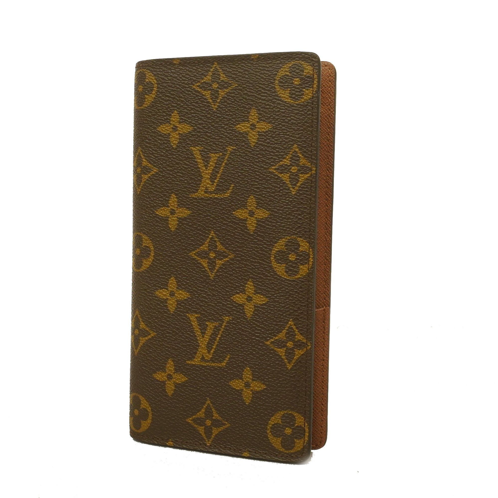 Authenticated Used Louis Vuitton Portefeuil Multiple Men's Bifold Wallet  M69408 Monogram Macassar Brown