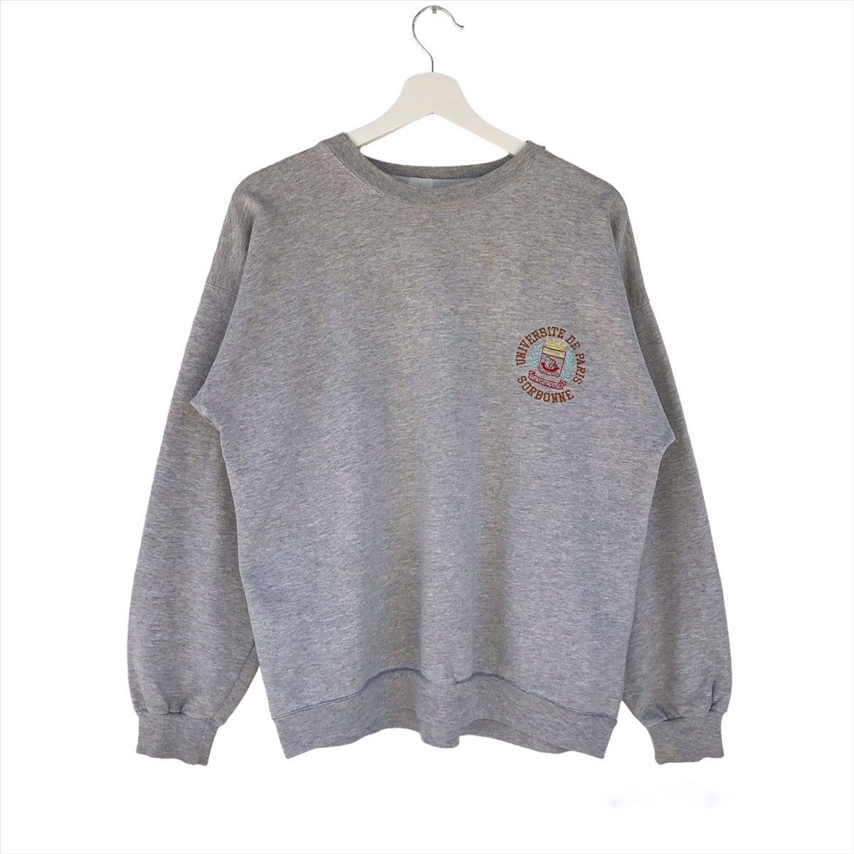 Japanese Brand × Vintage Vintage UNIVERSITY DE PARIS crewneck sweatshirt Size US M / EU 48-50 / 2 - 1 Thumbnail