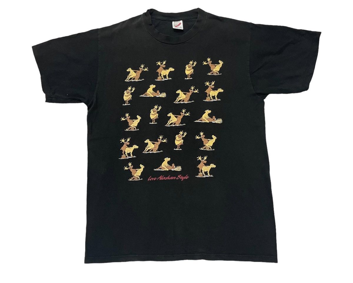 Vintage 2000s ALASKA PORN ALL SKILL SHIRT RARE Size US L / EU 52-54 / 3 - 1 Thumbnail