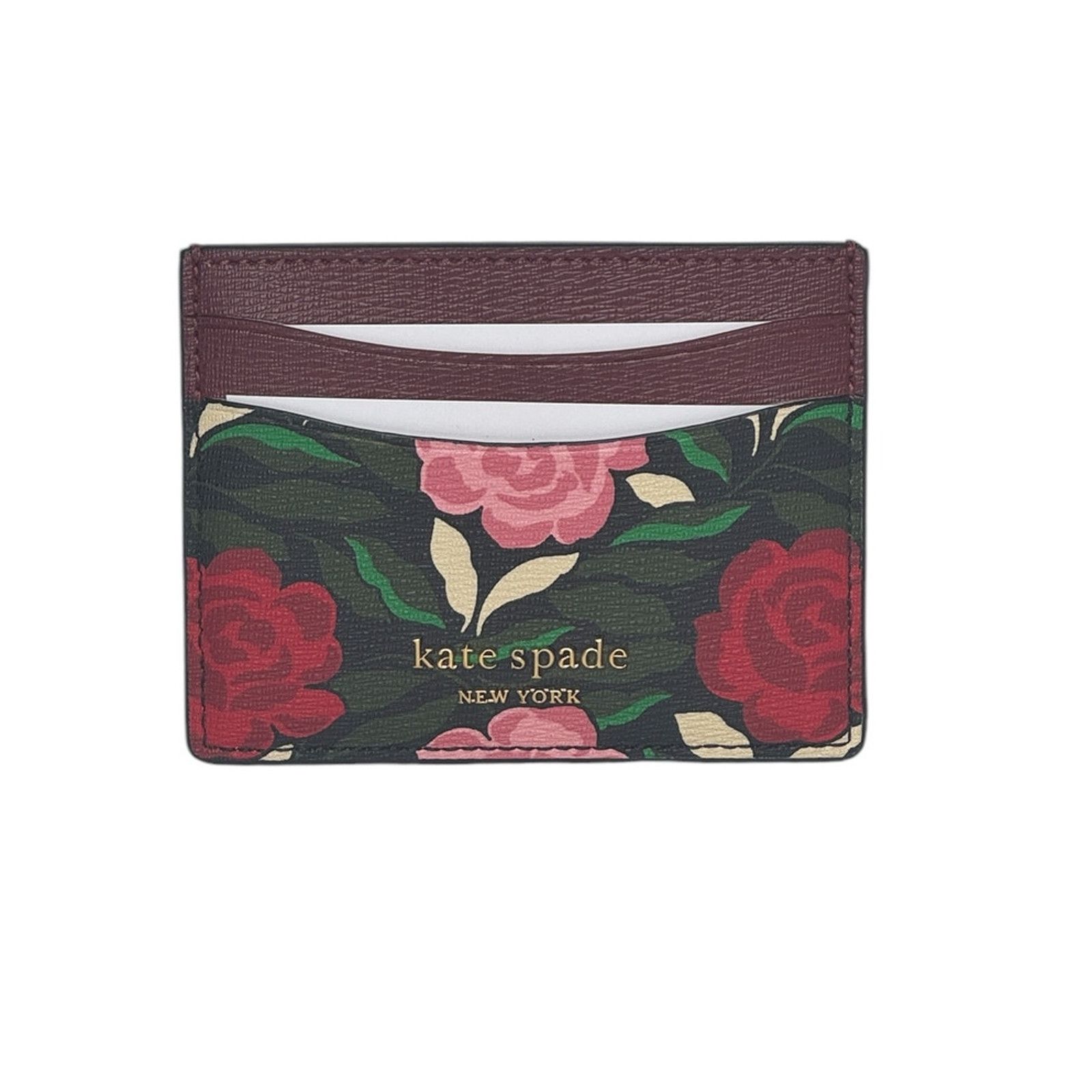 Kate Spade Kate Spade Morgan Rose Garden Cardholder ID Case Floral Size ONE SIZE - 4 Thumbnail