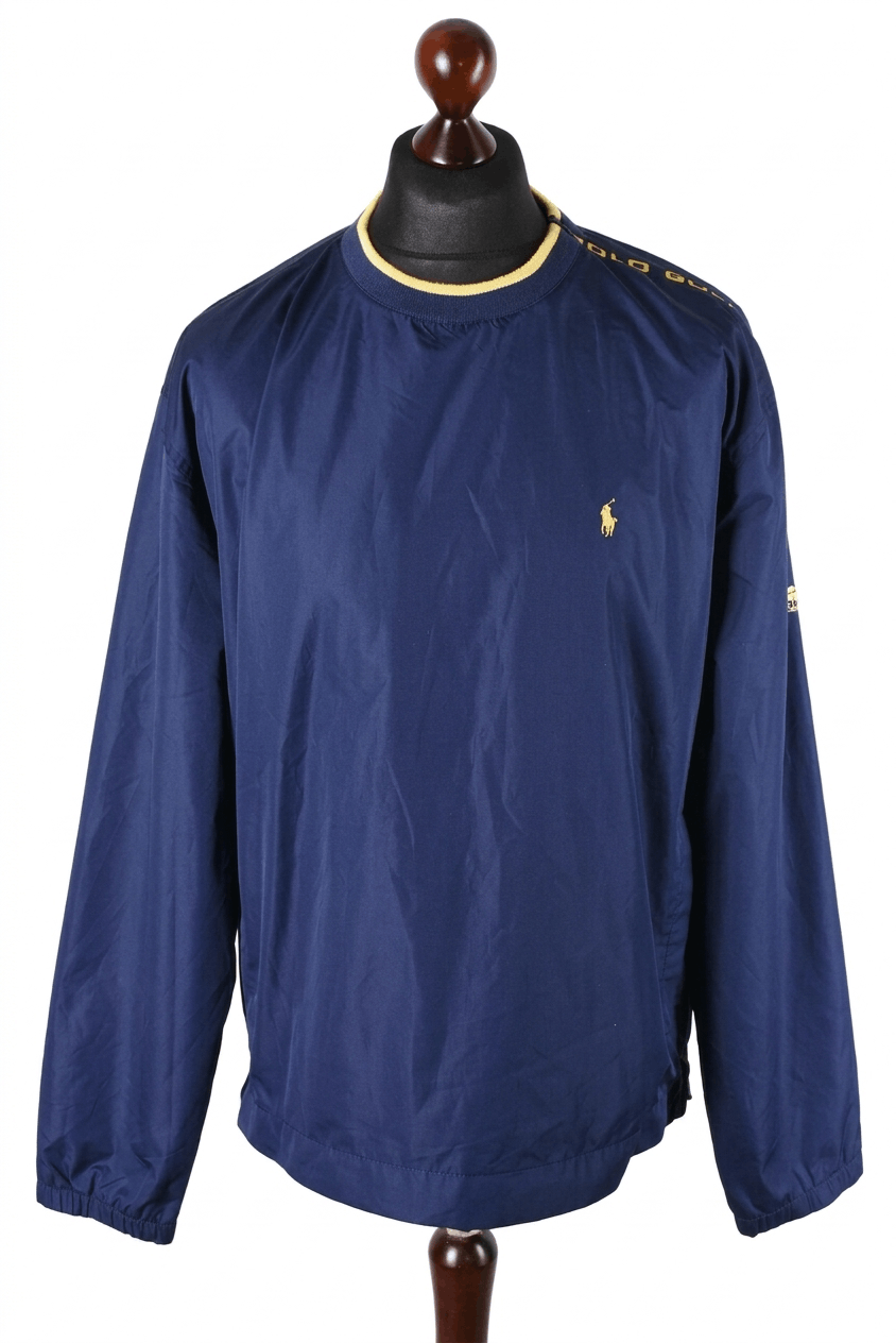 Polo Ralph Lauren Polo Golf Ralph Lauren Vintage Navy Windbreaker Jacket Size US L / EU 52-54 / 3 - 1 Thumbnail