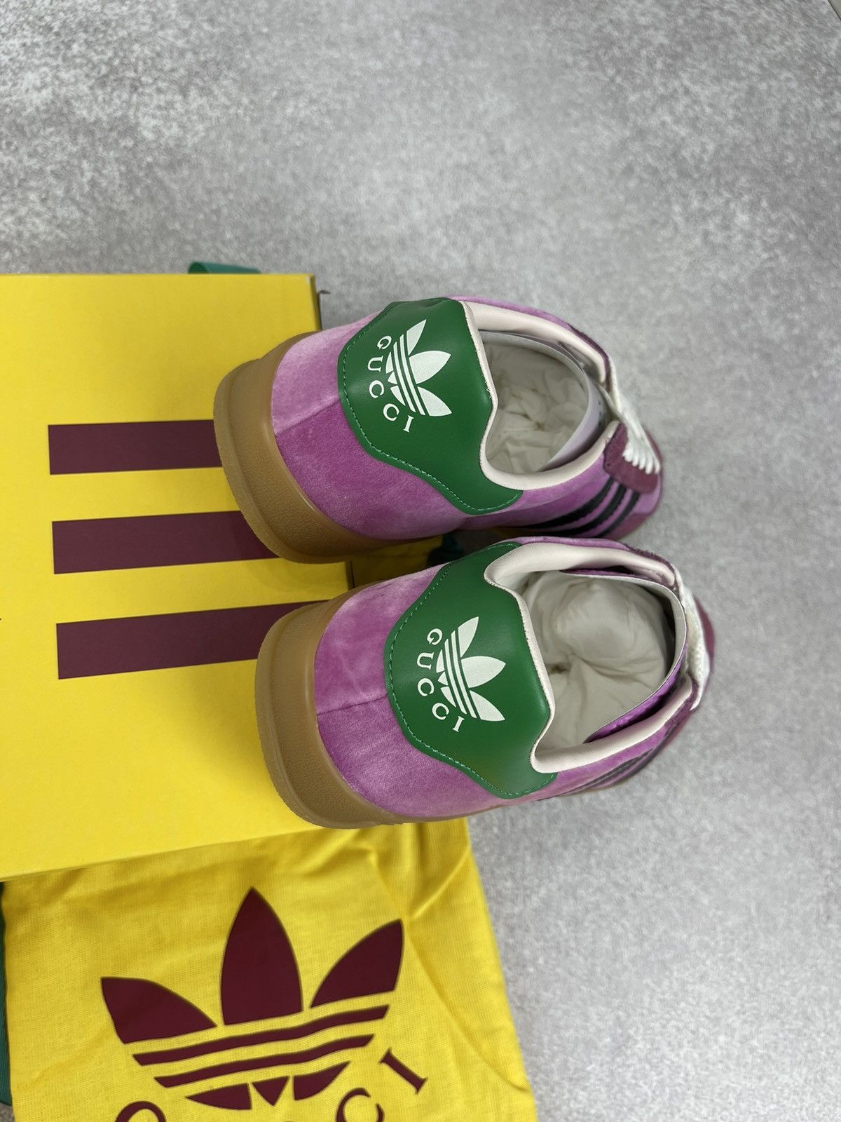 Adidas × Gucci Adidas x Gucci Gazelle Velvet Pink Size 39 1/3 Size US 7.5 / IT 37.5 - 7 Thumbnail