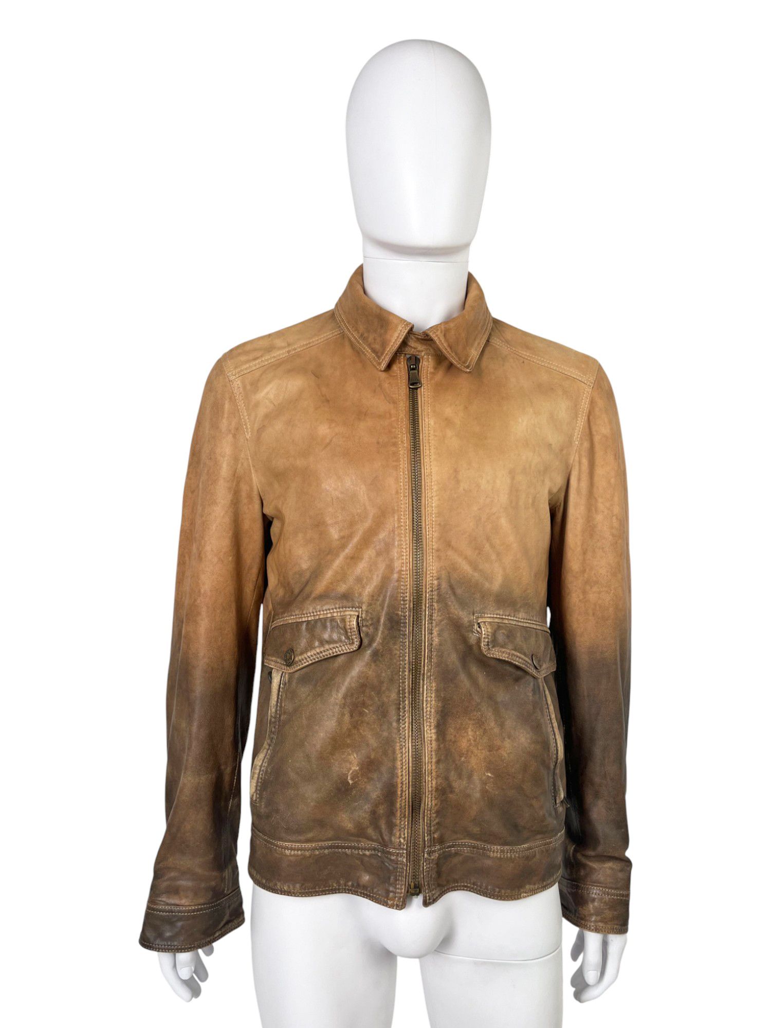 S/S 2010 Faded Dirty Leather Jacket