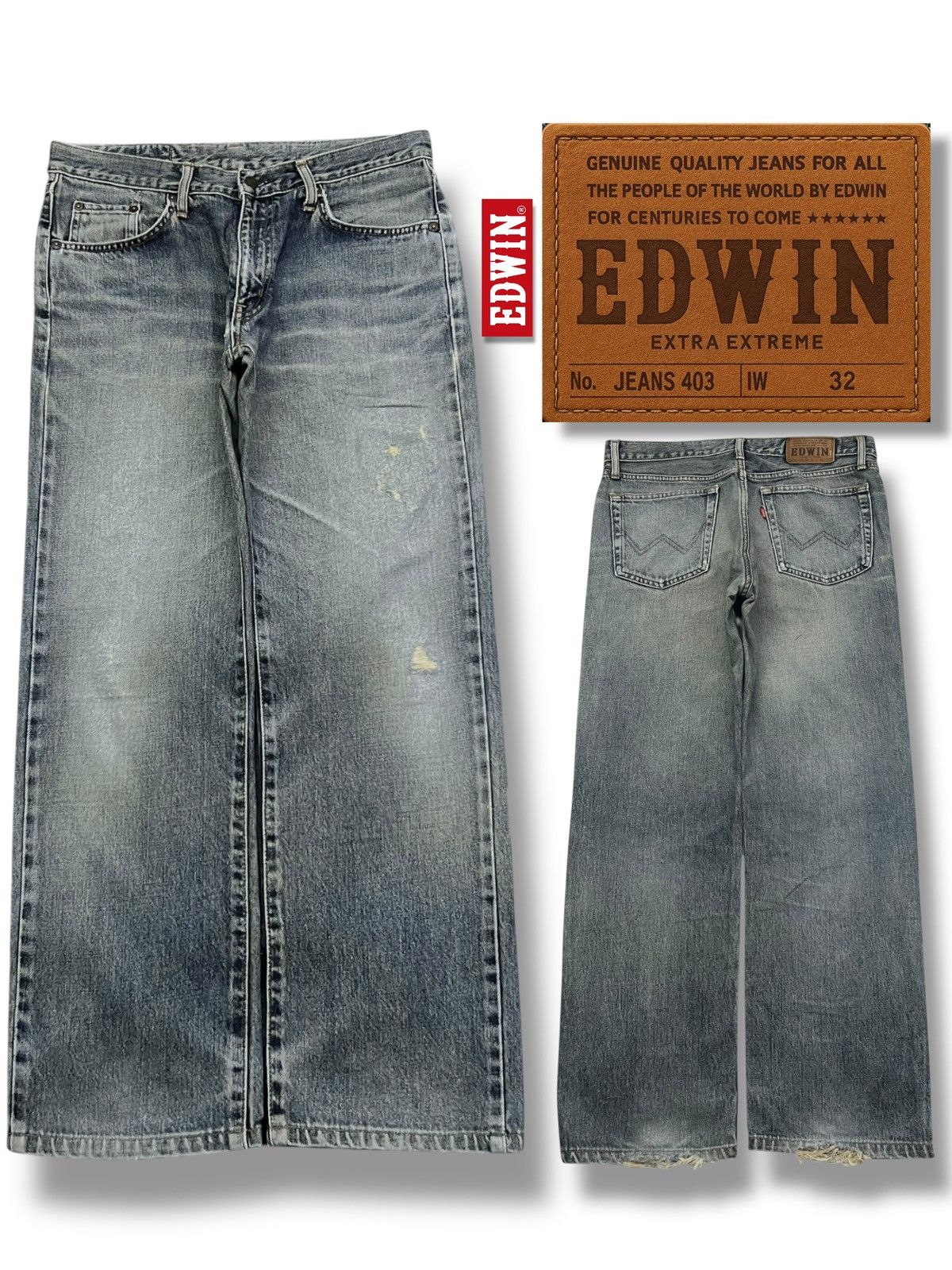 Edwin Vintage Edwin Extra Extreme 403 Japanese Denim Size US 32 / EU 48 - 1 Thumbnail