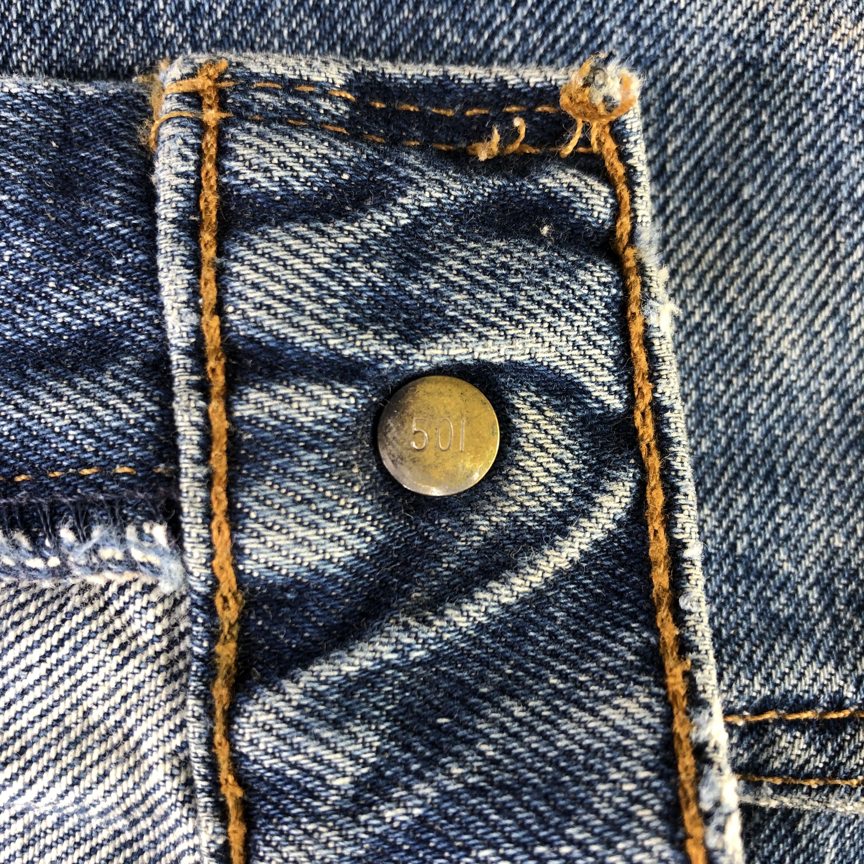 Levi's Vintage 90s Levis 519 Jeans Dirty Wash Denim KJ2451 Size US 29 - 9 Thumbnail