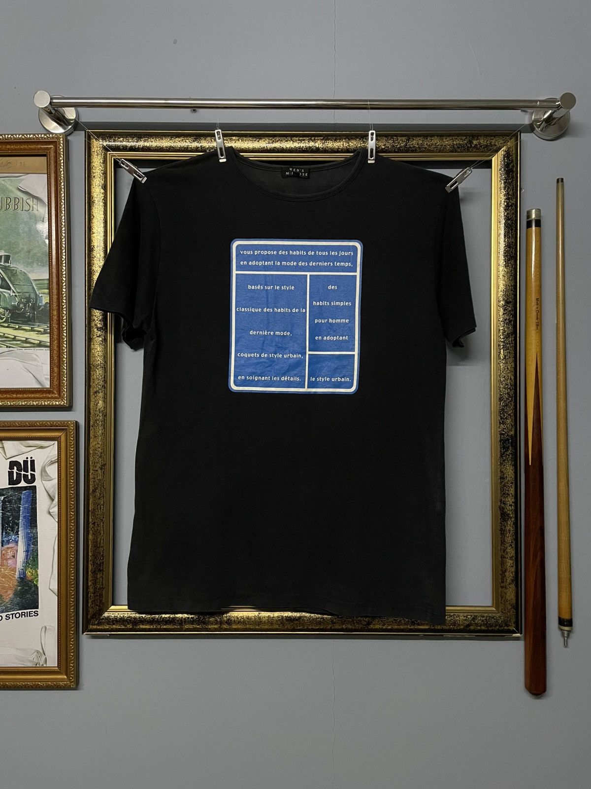 Designer × Japanese Brand × Vintage Vintage 1990s Japan Designer Mens Melrose Latest Fashion Tee Size US S / EU 44-46 / 1 - 1 Thumbnail