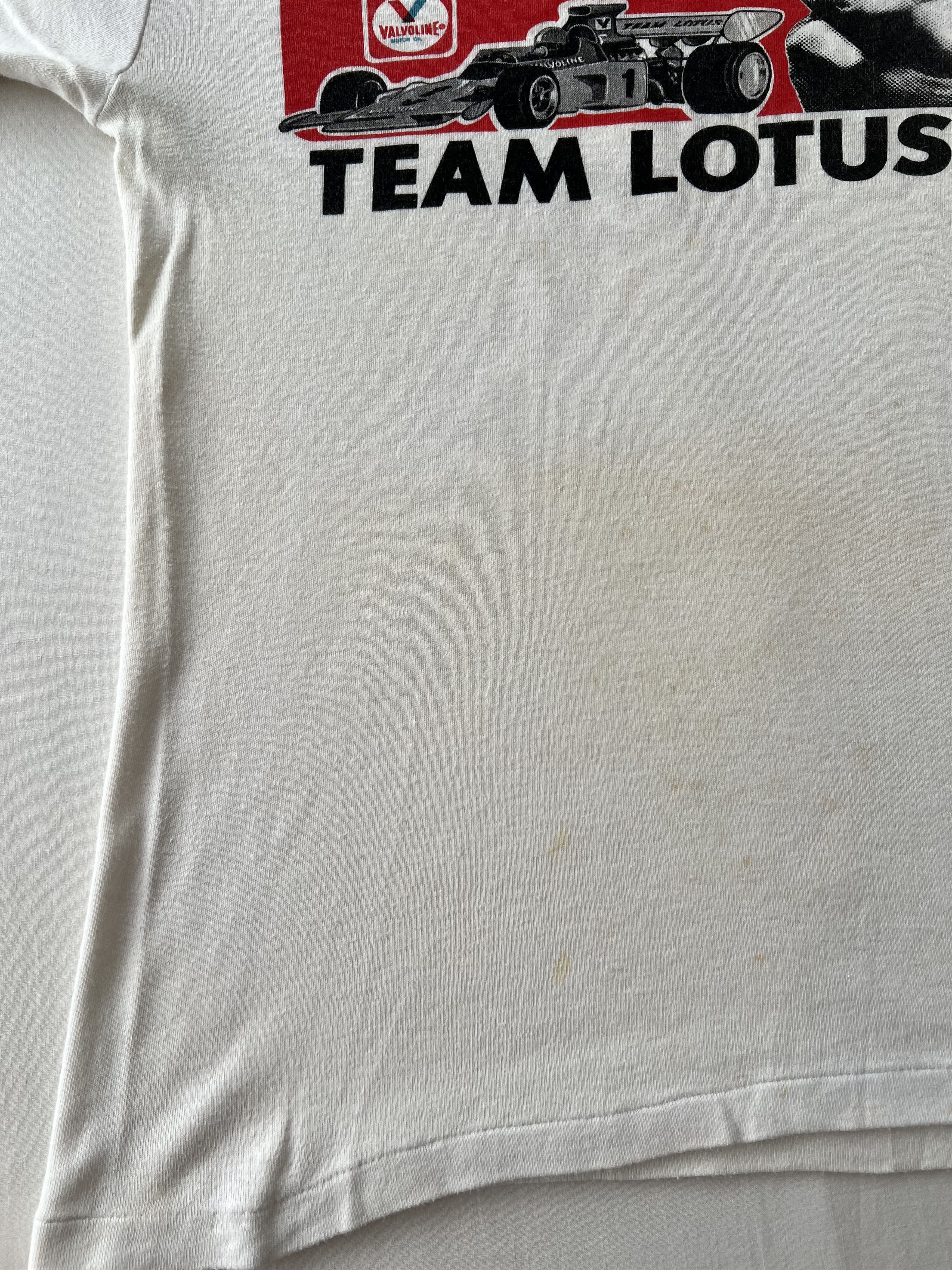 Formula 1 Vintage 70s Team Lotus Valvoline Formula 1 F1 Ringer T-shirt Size US M / EU 48-50 / 2 - 7 Thumbnail
