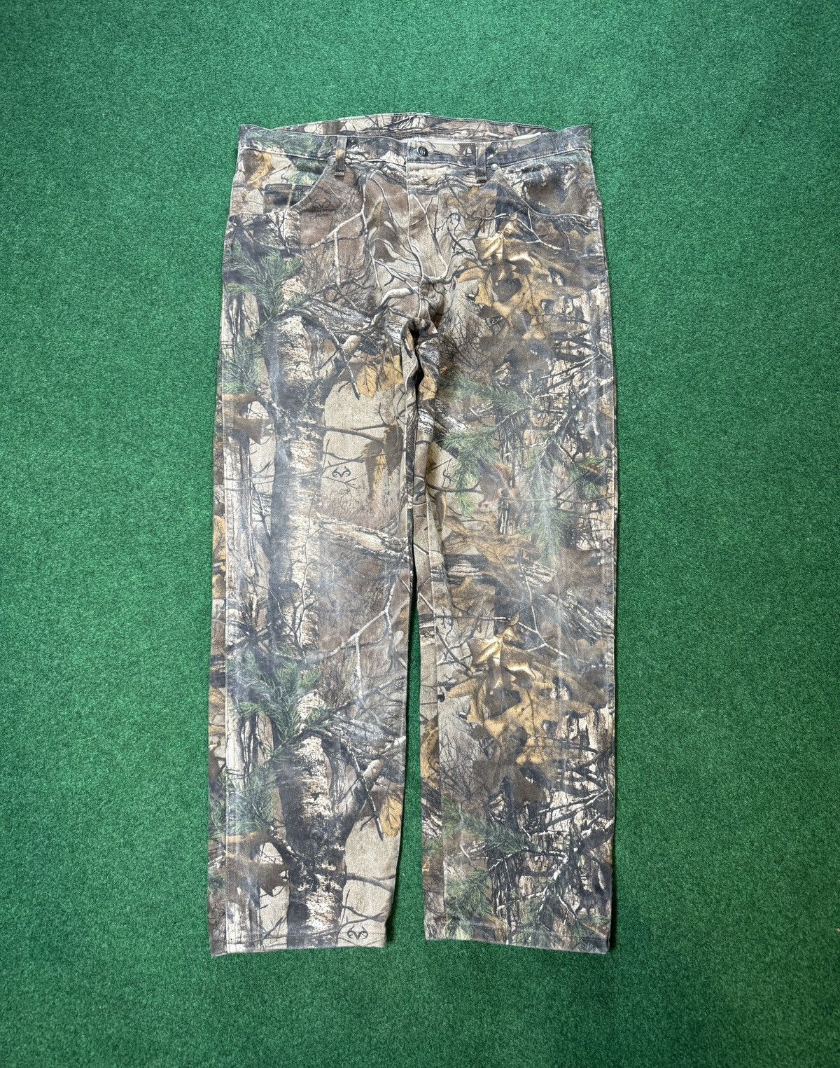 Y2K Wrangler Pro Gear Realtree Camo Hip Hop Hunting Pants