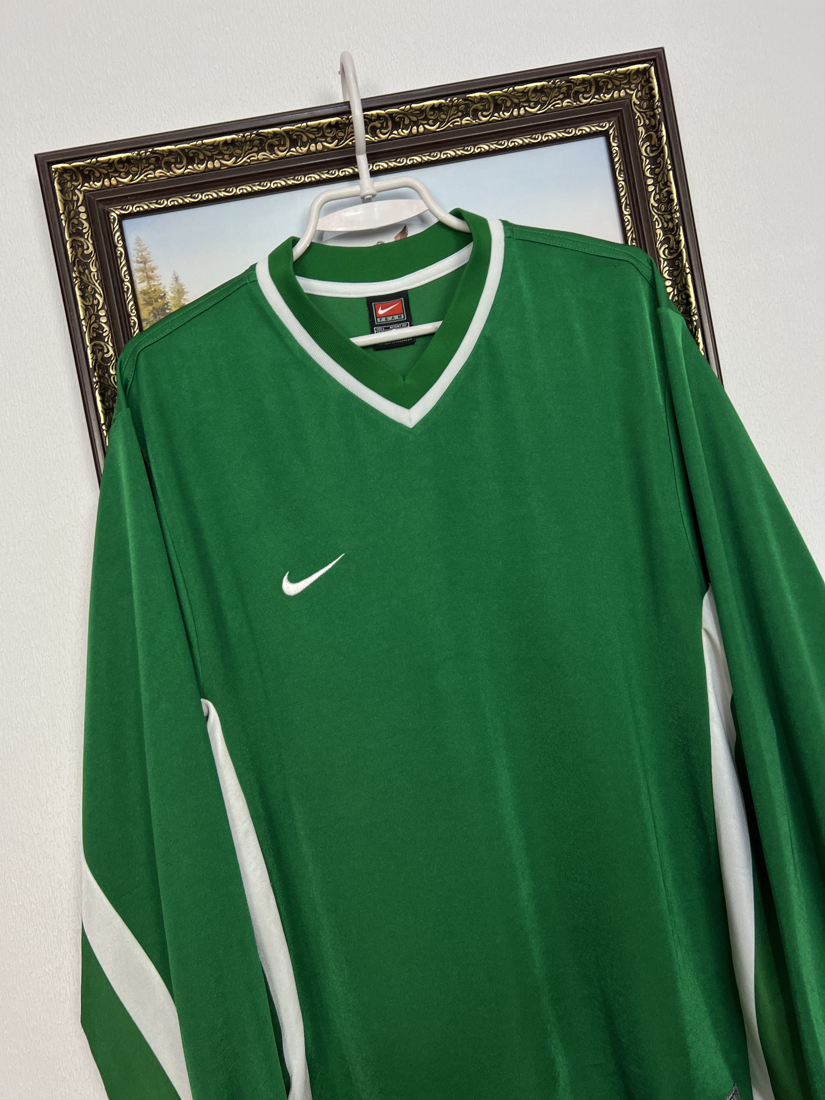 Nike Nigeria Football Template Shirt Long Sleeve Jersey Trikot Size US L / EU 52-54 / 3 - 3 Thumbnail