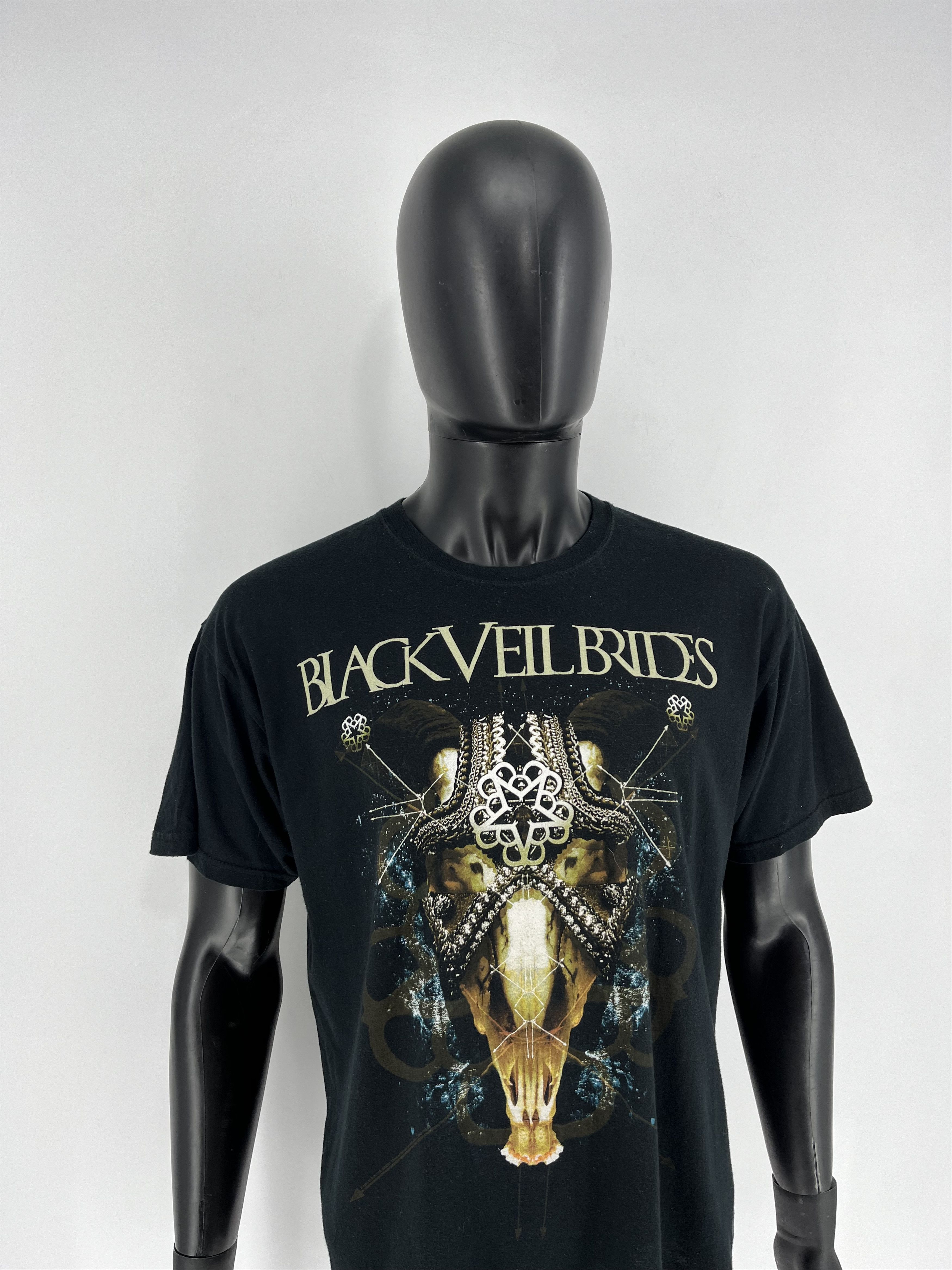 Band Tees × Vintage Vintage Y2K Black Veil Brides Band Tee Shirt Merchandise Size US XL / EU 56 / 4 - 4 Thumbnail