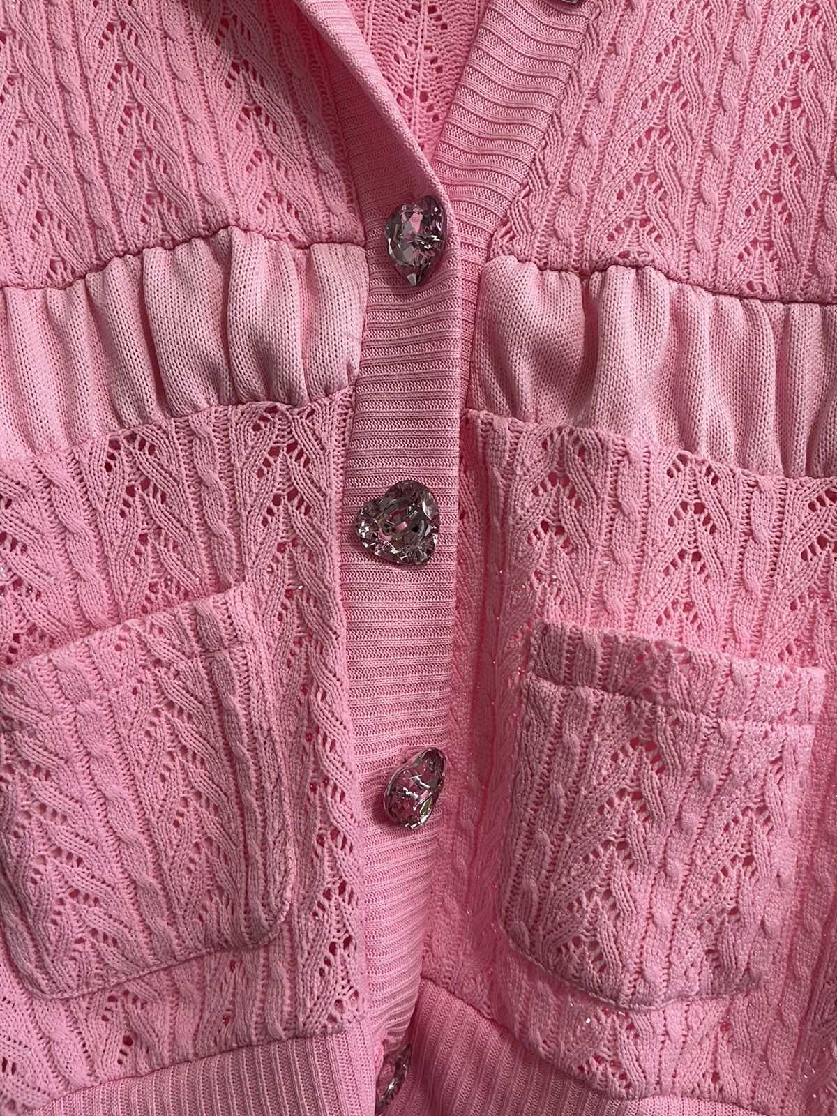 Japanese Brand Tralala x Liz Lisa Doll Pink Knitted Cardigan Size M / US 6-8 / IT 42-44 - 2 Thumbnail