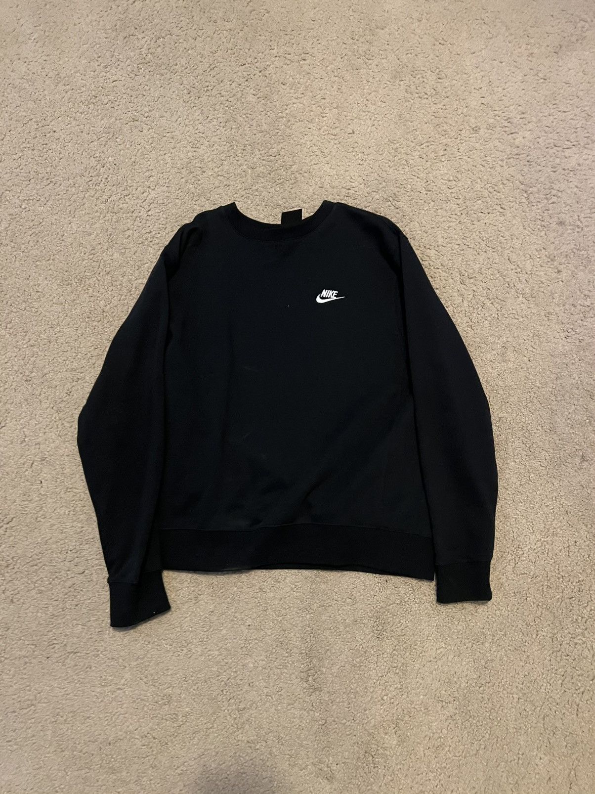 Nike Nike Club Crewneck Black Size US M / EU 48-50 / 2 - 1 Thumbnail