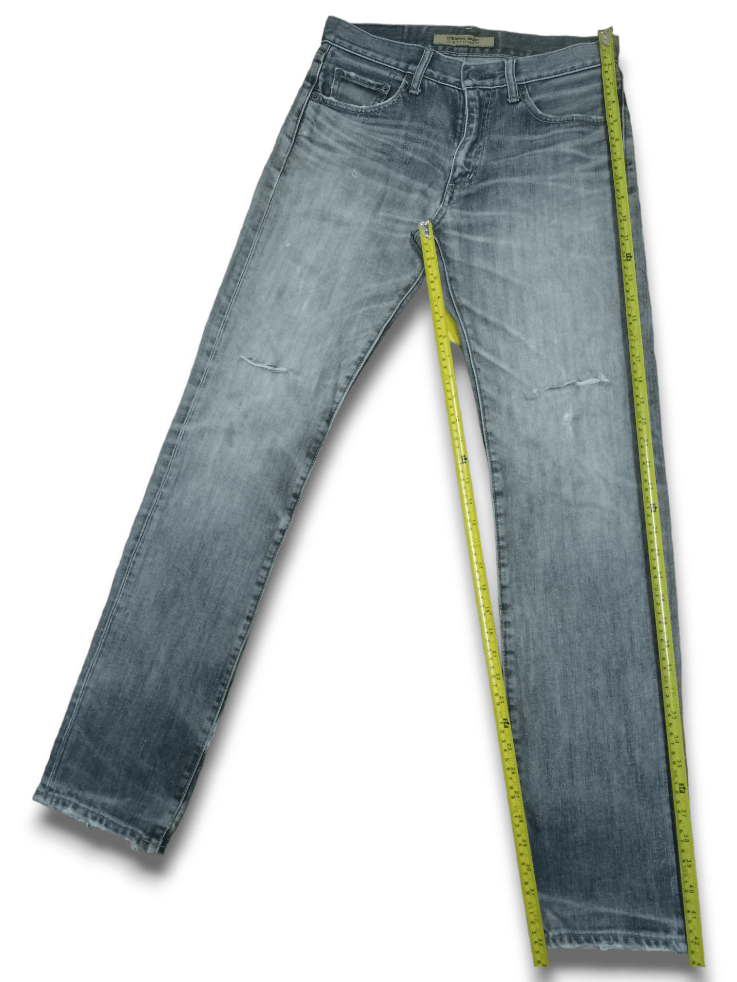 Japanese Brand × Uniqlo S-001 Vintage Japanese Uniqlo Black Grey Jeans Size US 31 - 10 Thumbnail