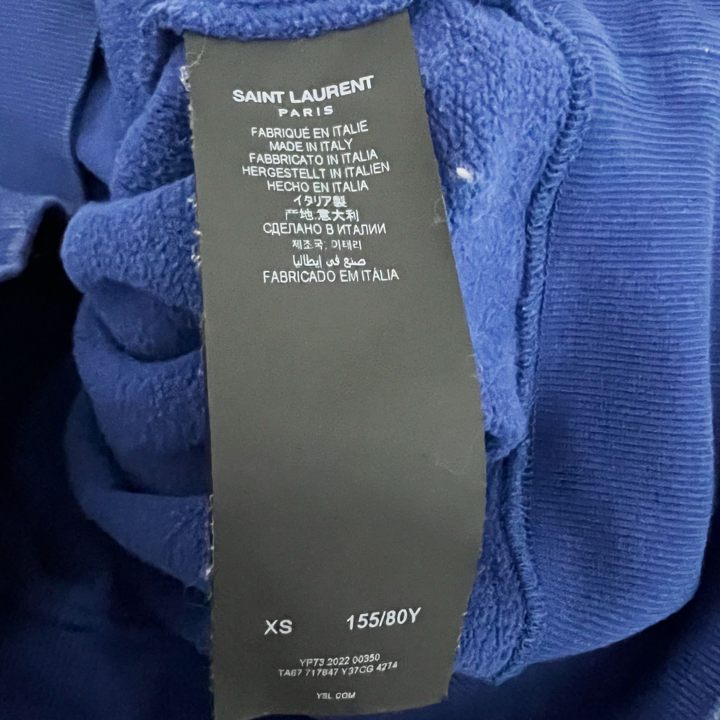 Saint Laurent Paris Saint Laurent Women's Cotton Spell Out Logo Size XS / US 0-2 / IT 36-38 - 3 Thumbnail