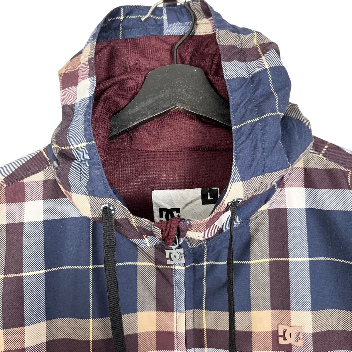 DC DC Skateboard Zipper Hoodie Checkered Windbreaker Jacket Size US L / EU 52-54 / 3 - 5 Thumbnail