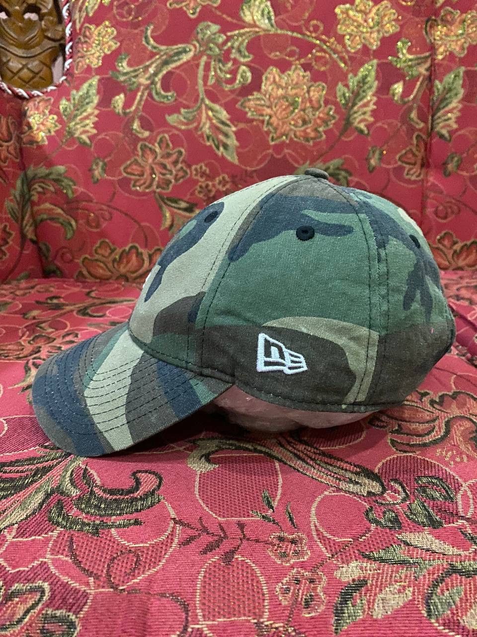 MLB × New Era Vintage Y2K New Era La Camouflage Trucker Cap Size ONE SIZE - 2 Thumbnail