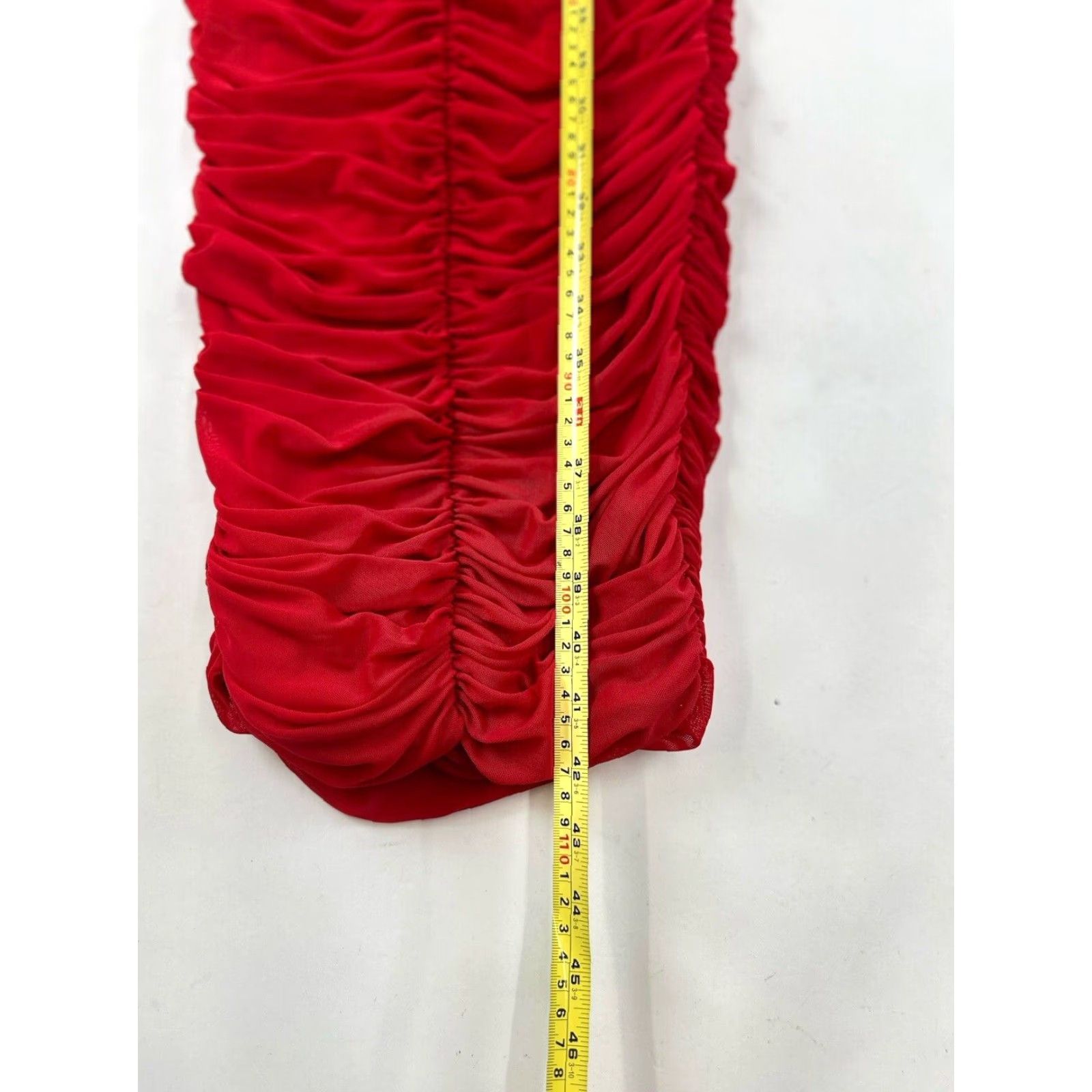Lulus VINTAGE Lulus Dress Bodycon XS Red Lace Strappy Sleeveless Elegant Love Theme Womens Size XS / US 0-2 / IT 36-38 - 6 Thumbnail