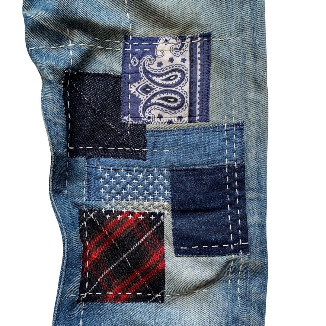 20471120 × Beauty Beast × Hysteric Glamour Levis 501 Resize reworked sashiko Size US 31 - 7 Thumbnail