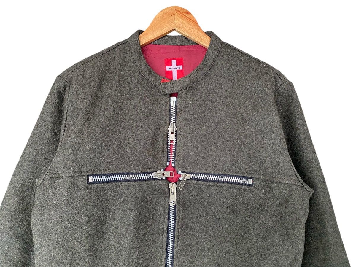 Individual Sentiments Rare🔥NO FUTURE Cross Punk Jacket Size US M / EU 48-50 / 2 - 5 Thumbnail