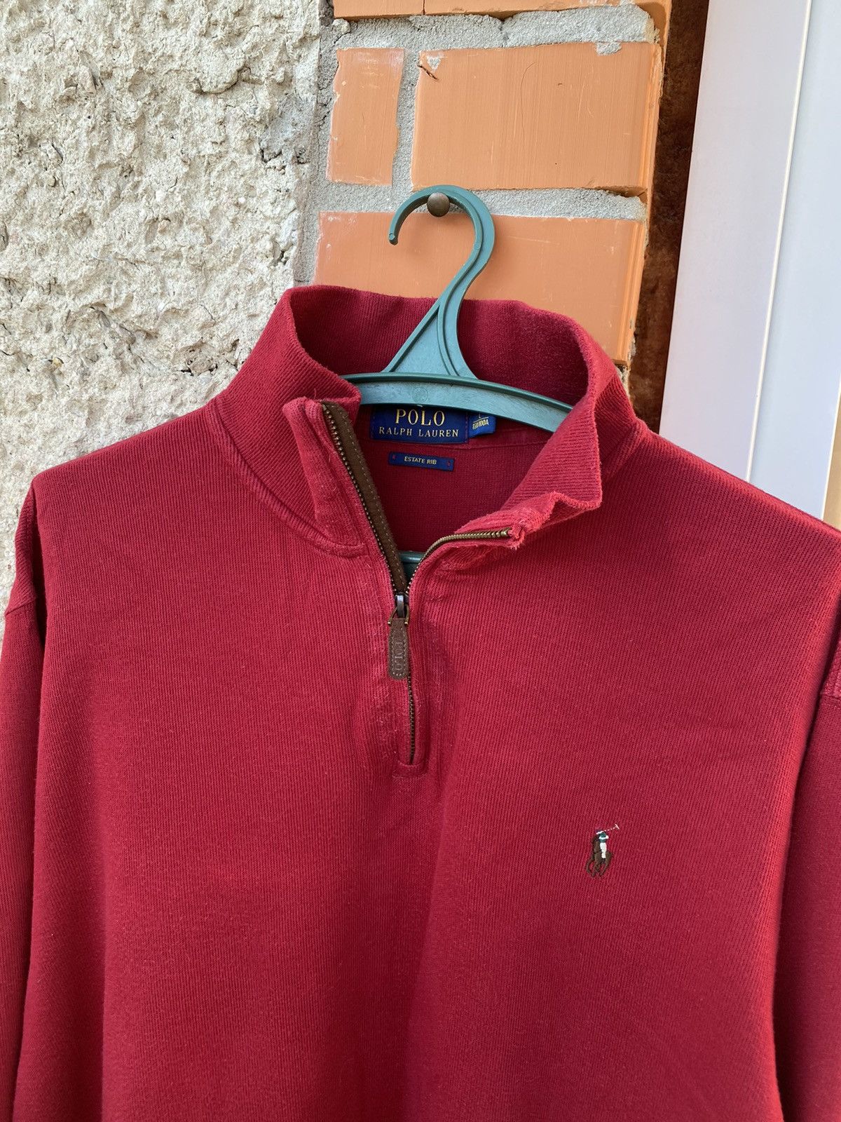Polo Ralph Lauren Polo Ralph Lauren 1/4 Zip Cotton Long Sleeve Sweater Size US L / EU 52-54 / 3 - 13 Thumbnail