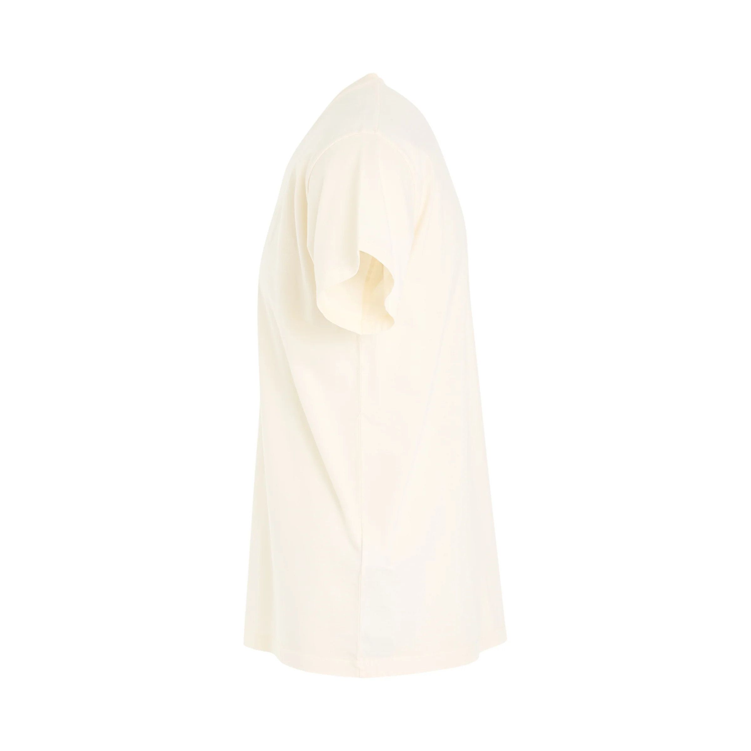 Maison Margiela o1mris0824 T-Shirt in Ivory Size US L / EU 52-54 / 3 - 3 Thumbnail