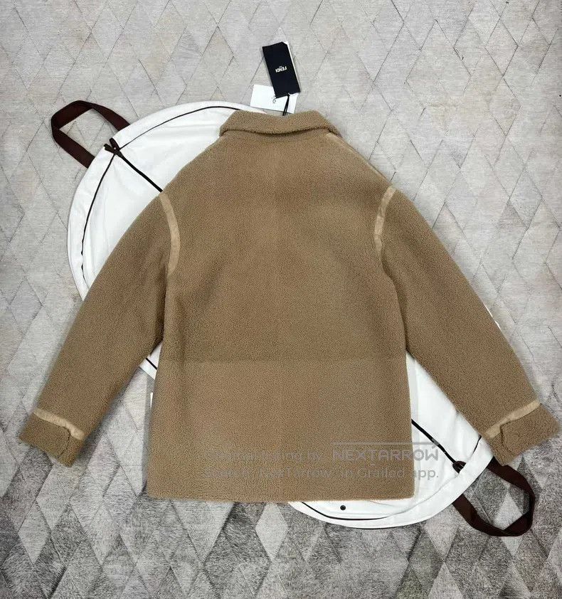 Fendi Fendi Double-sided cashmere fur shearling coat, elegant de Size US L / EU 52-54 / 3 - 4 Thumbnail