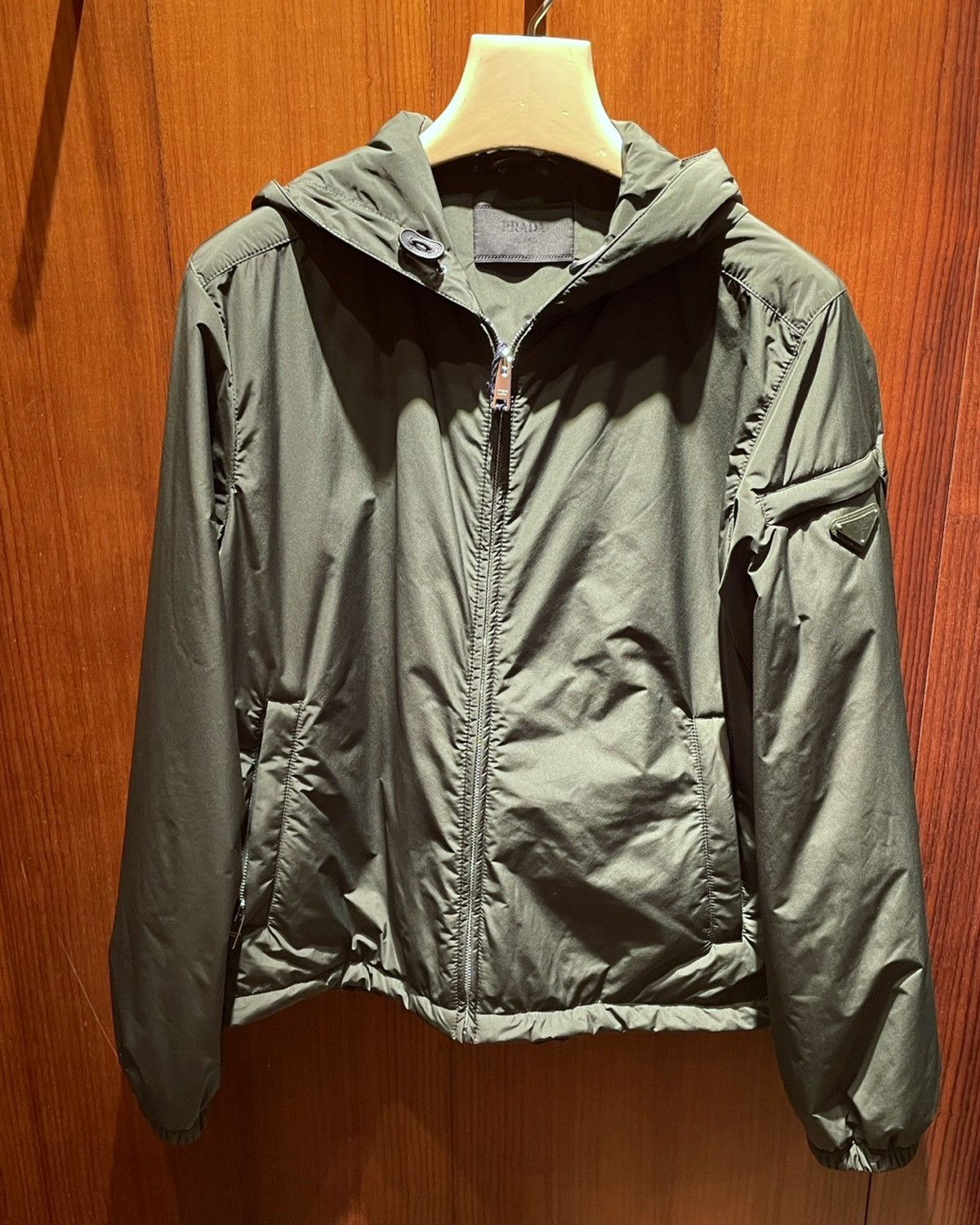 PRADA 26S HOODED PADDED JACKET 644