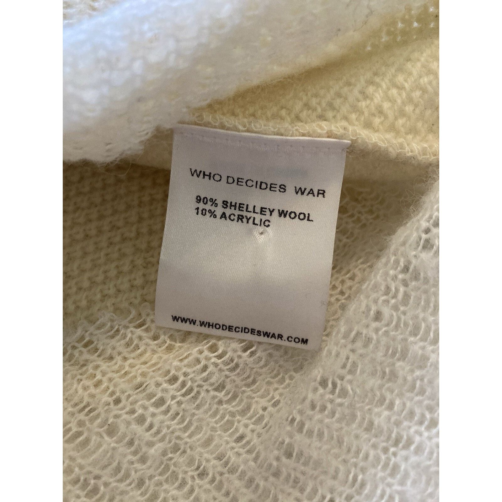 Who Decides War Who Decides War Veiled Collegiate Sweater Cloud Small Size US S / EU 44-46 / 1 - 3 Thumbnail