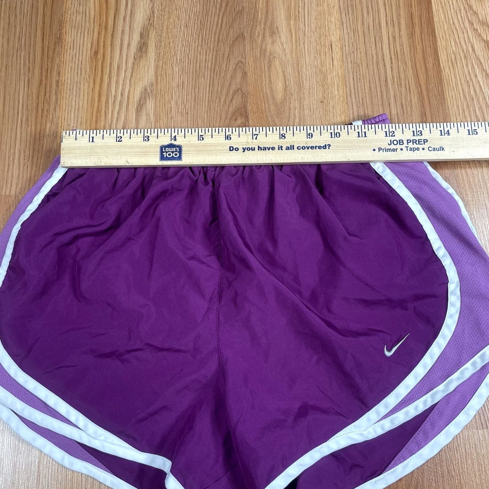 Nike Nike Shorts Womens Size Small Purple Dri Fit Athletic Running Cross Training Size 28" / US 6 / IT 42 - 3 Thumbnail