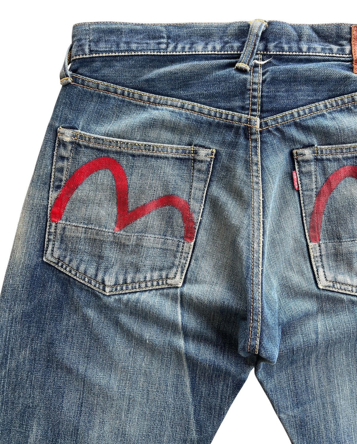 Evisu Vintage Evisu Daicock Distressed Selvedge Denim Size US 32 / EU 48 - 6 Thumbnail