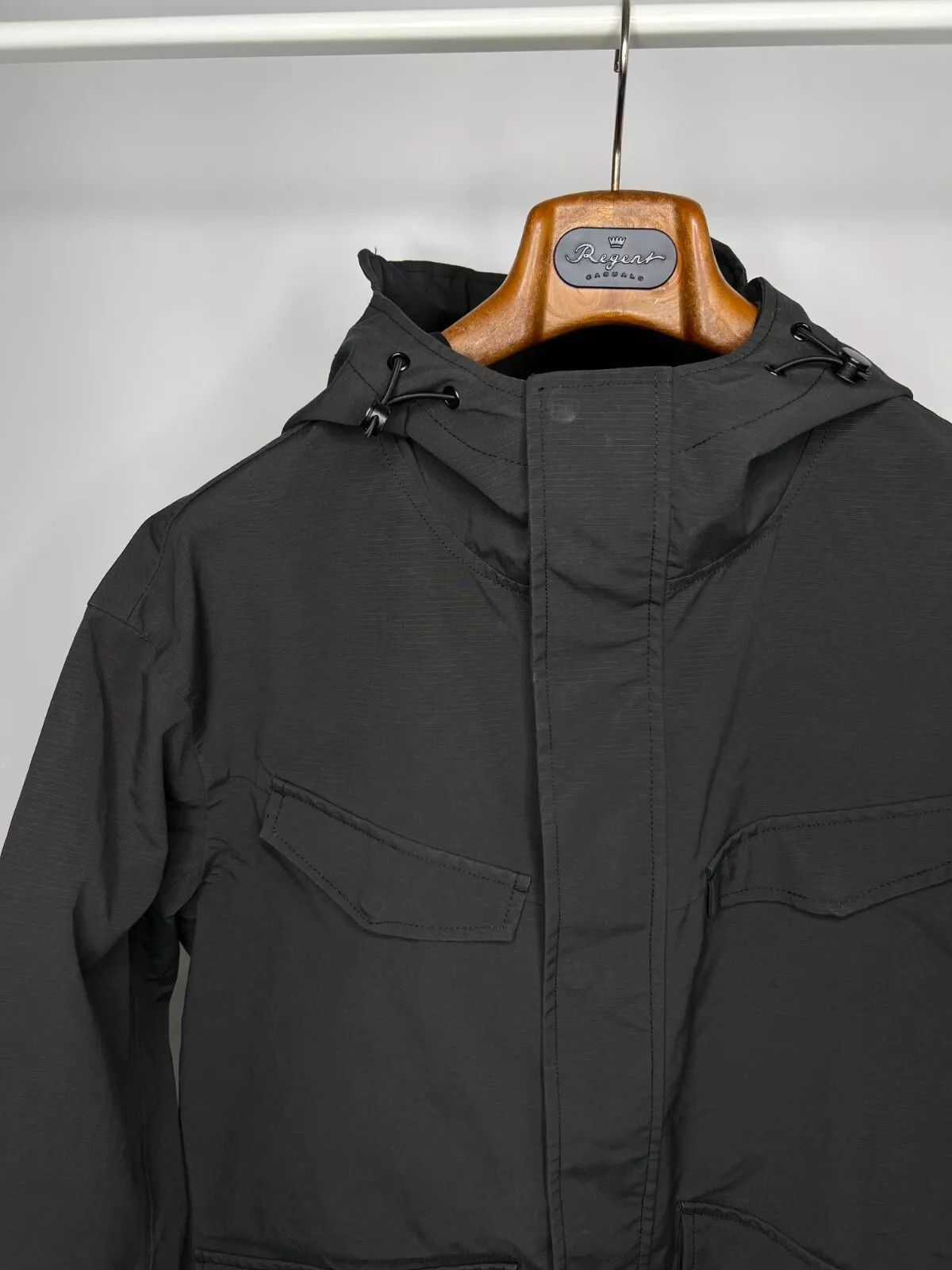 Edwin Edwin Men's Graphite Waterproof Rip Stop Shelter Jacket Size US S / EU 44-46 / 1 - 3 Thumbnail