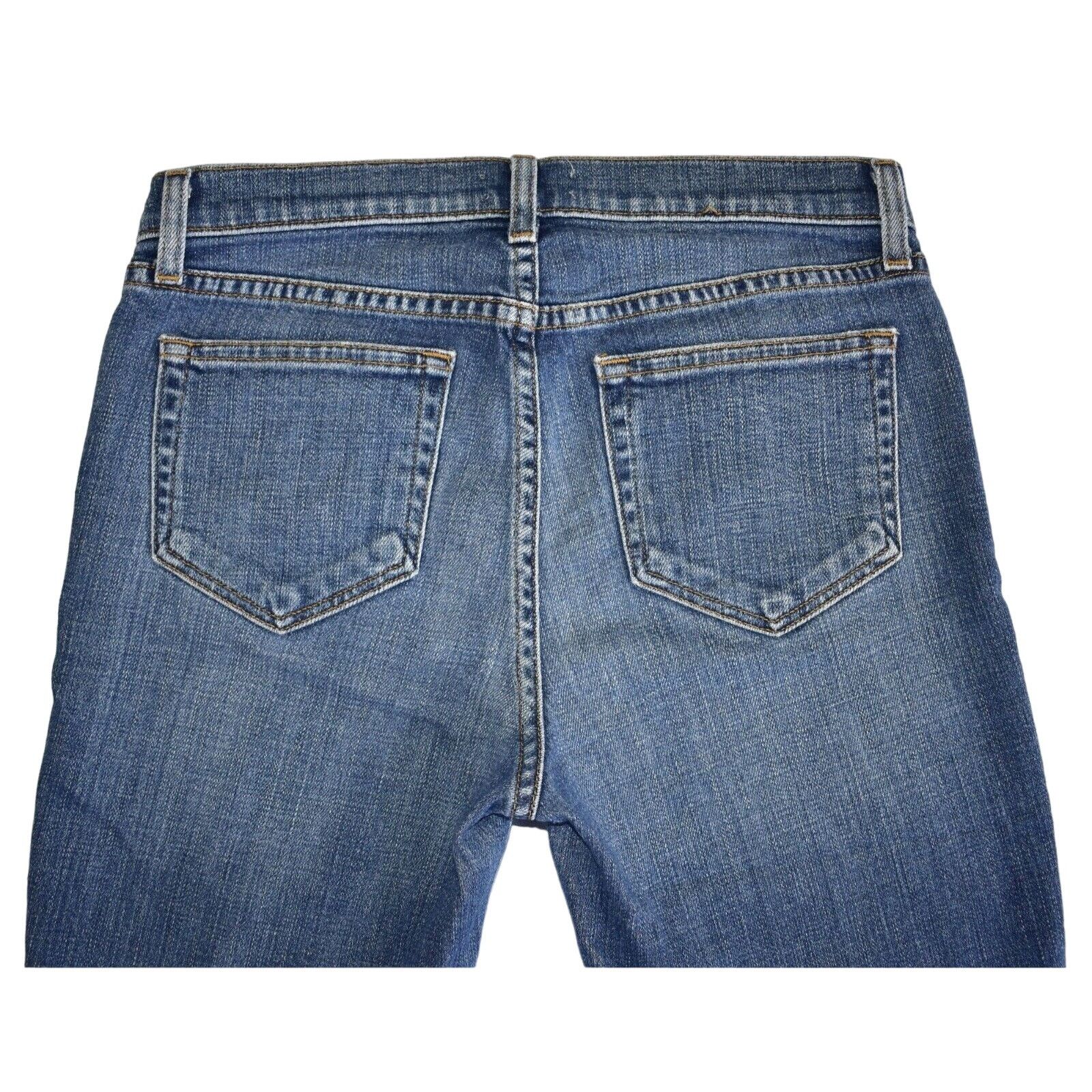 L'AGENCE A6 NEW L'AGENCE Blue Denim Raw Hem Skinny Jeans Size 27 Size 27" / US 4 / IT 40 - 4 Thumbnail