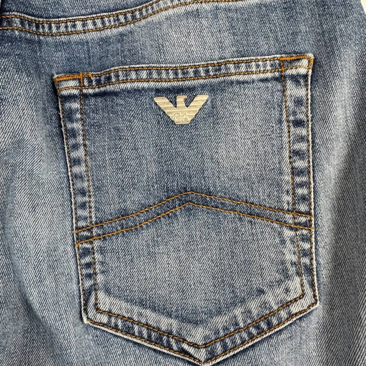 Emporio Armani Emporio Armani Men’s Slim Fit Blue Jeans Designer Denim 29 Size US 29 - 10 Thumbnail
