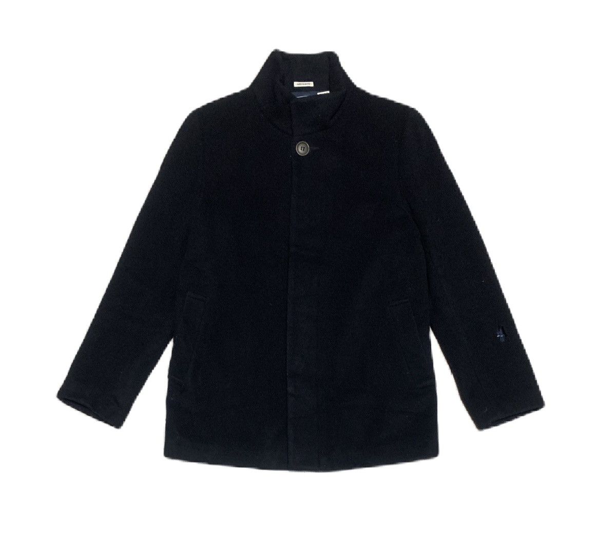 image of Blue Blue Japan Arigato Wool Jacket Made In Japan in Navy Blue, Men's (Size Medium)
